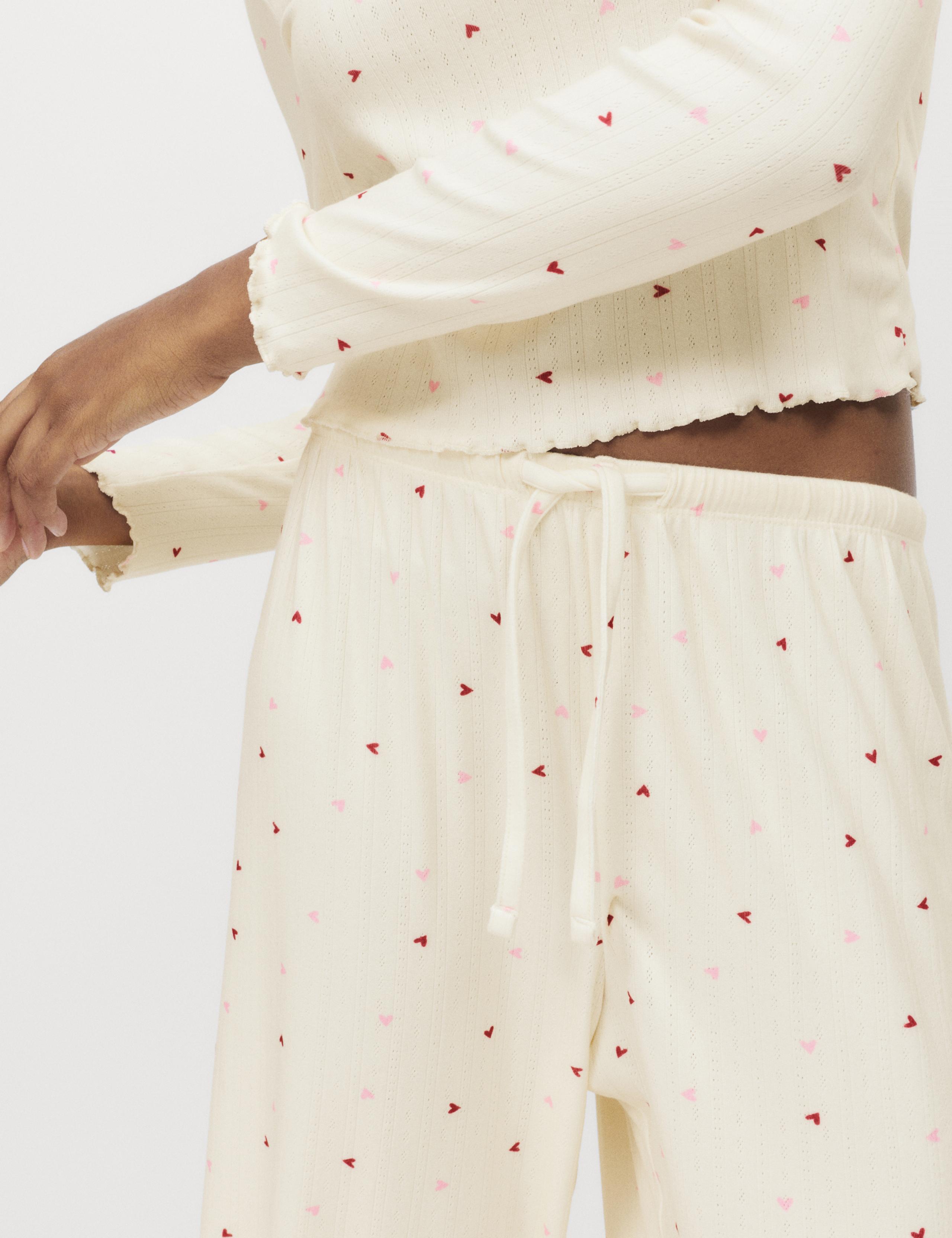 Pointelle Printed Pyjama Set 5 of 5