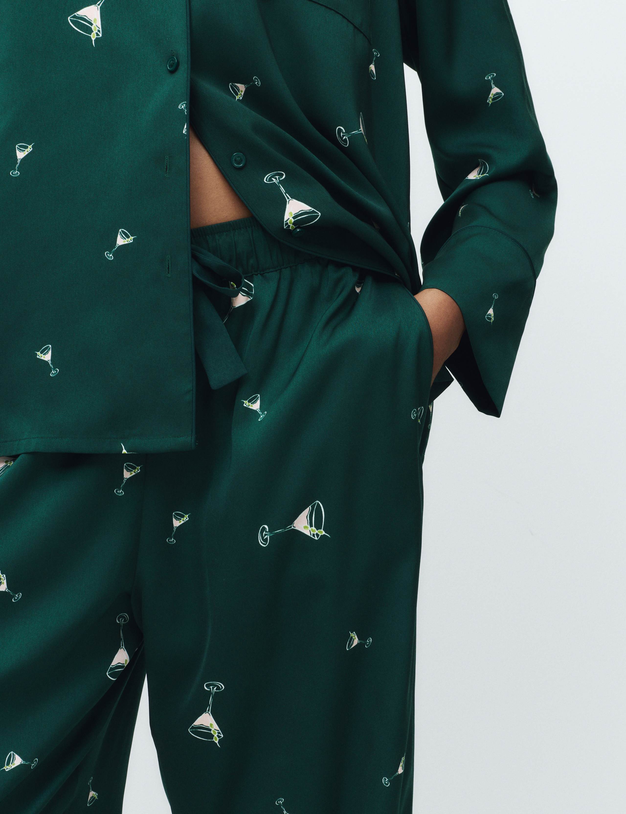 Dream Satin™ Cocktail Print Pyjama Set 3 of 5