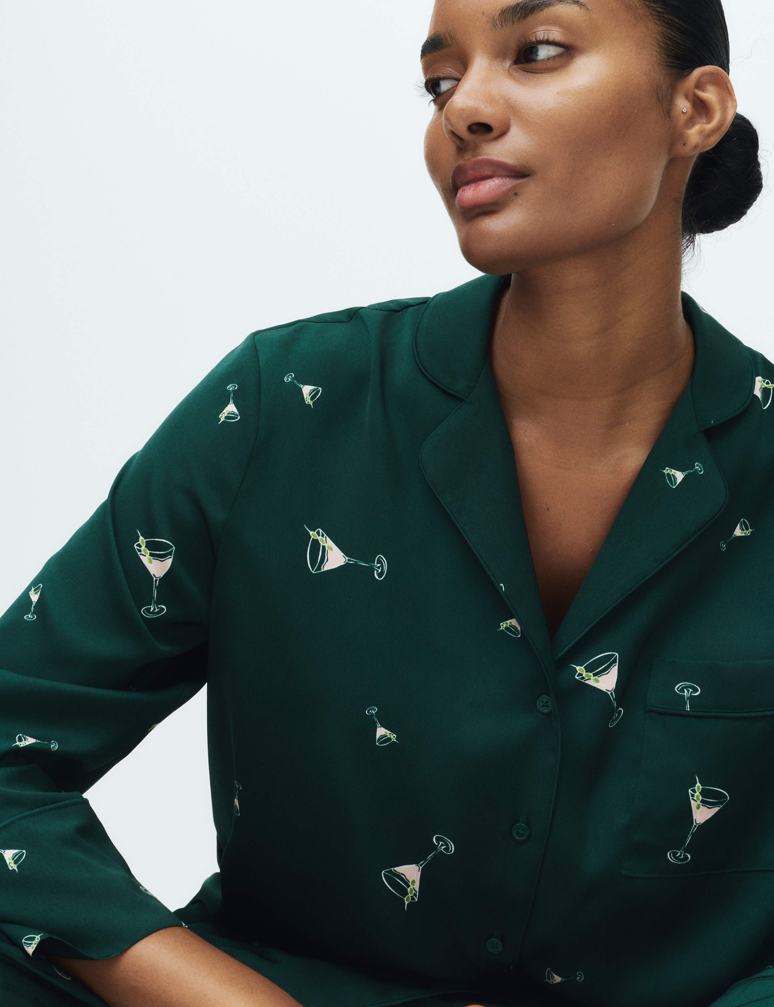 Dream Satin™ Cocktail Print Pyjama Set 5 of 5