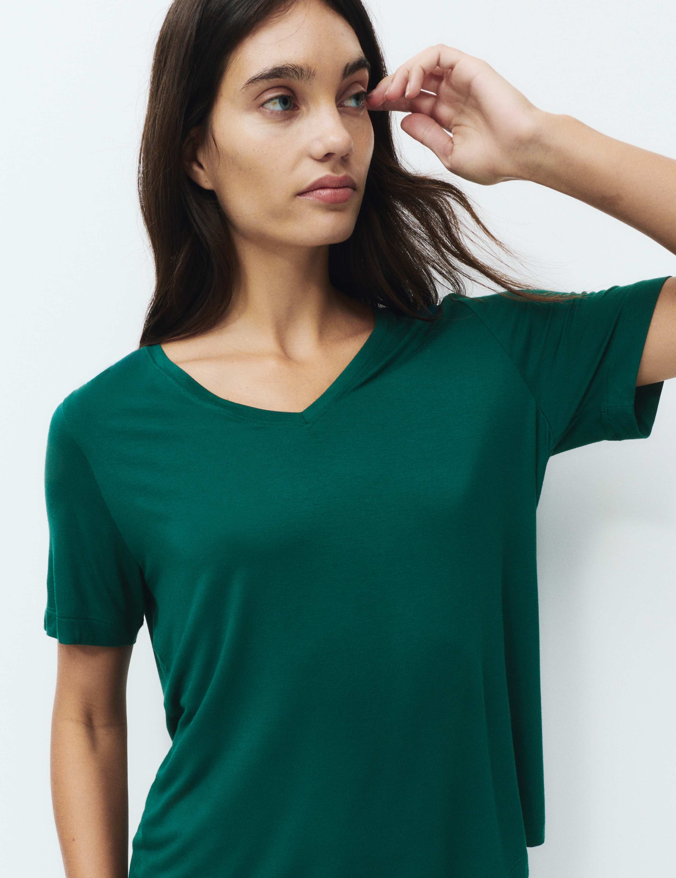 Viscose Lace Trim Pyjama Set 5 of 6