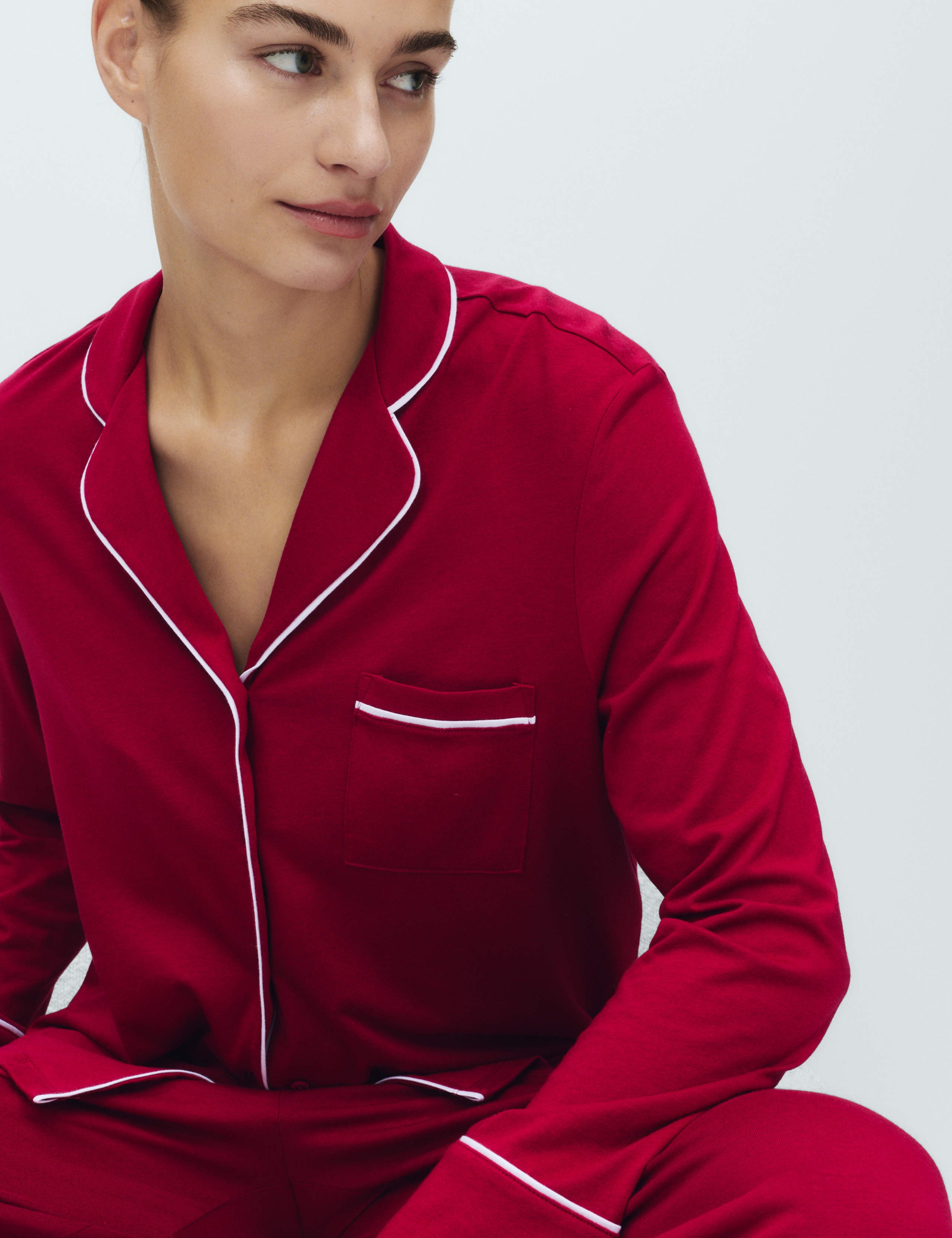 Cotton Modal Revere Pyjama Set 1 of 5