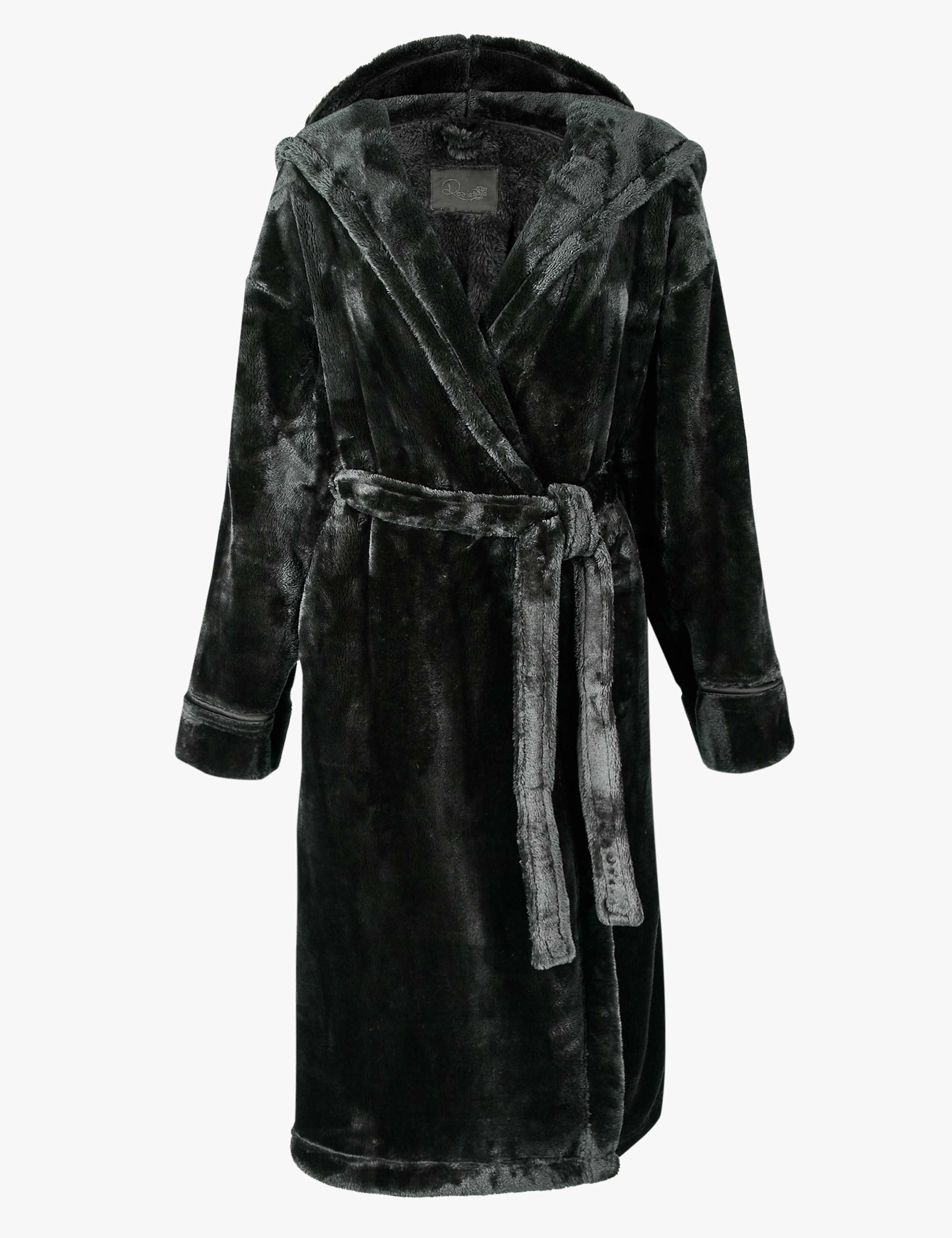 Luxury Fleece Hooded Dressing Gown 2 of 4