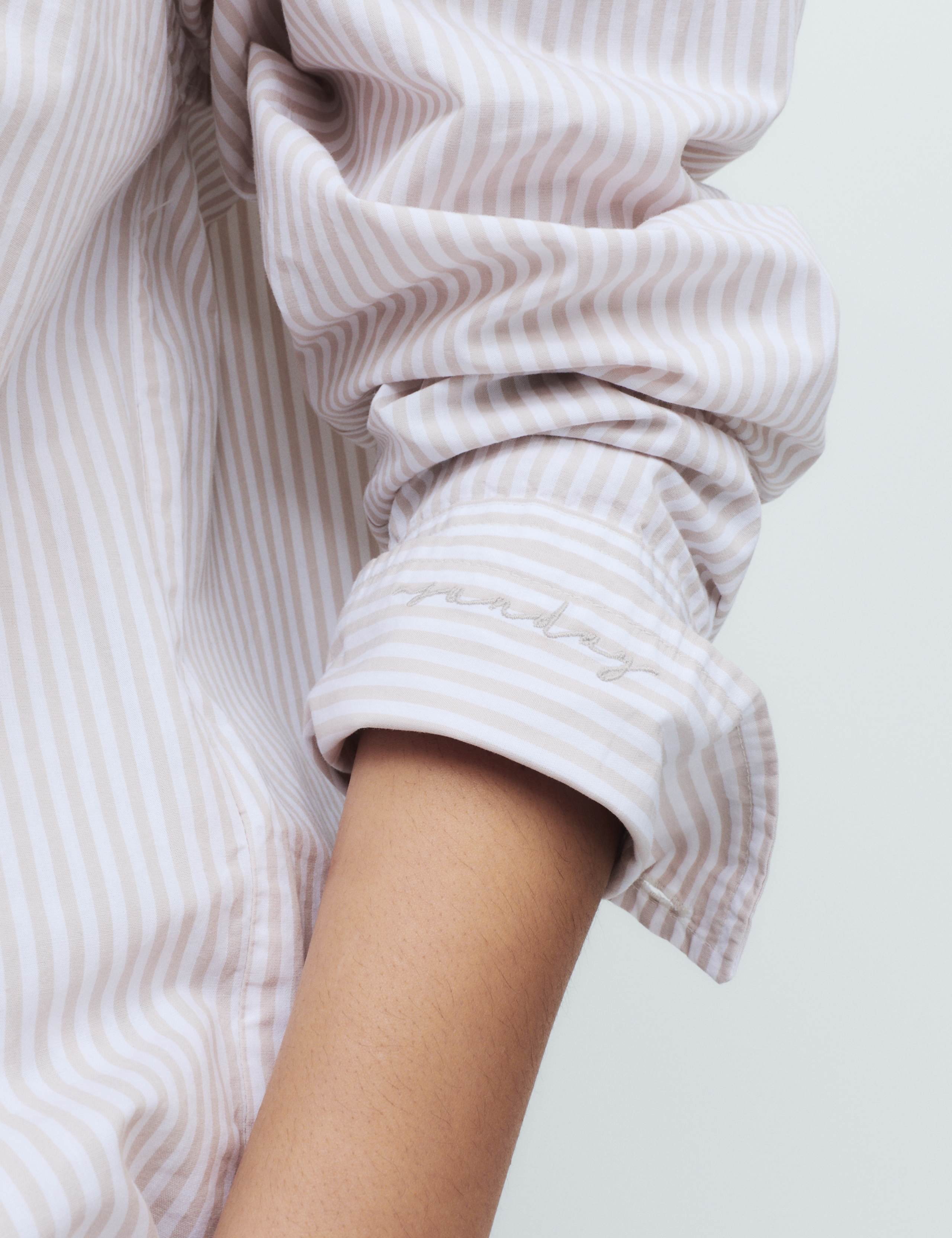 Pure Cotton Striped Shortie Set 5 of 5