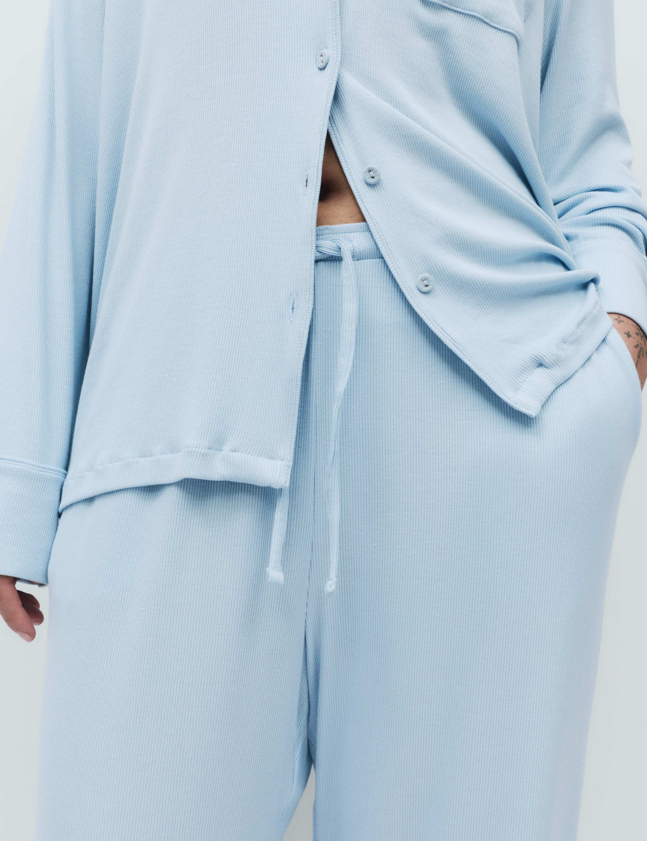 Rib Pyjama Set 3 of 4