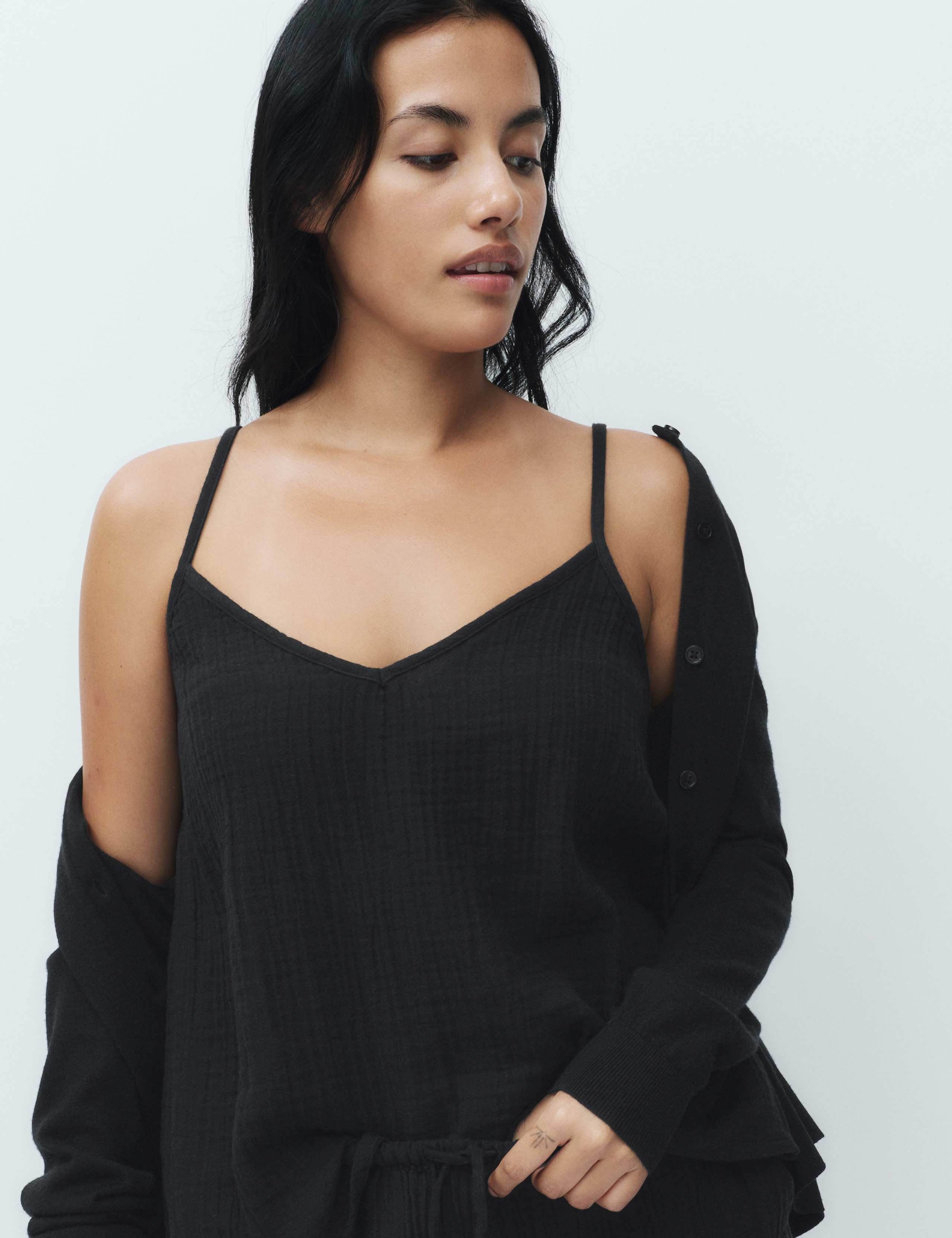 Muslin Cami Shortie Pyjama Set 4 of 6