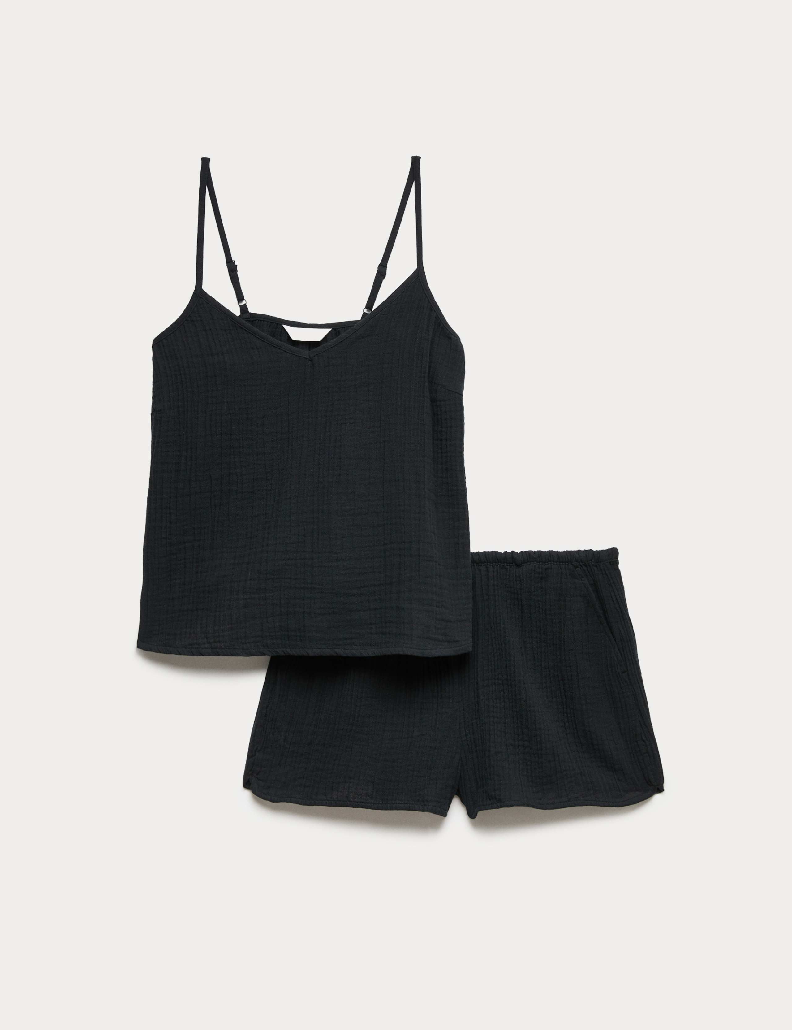 Muslin Cami Shortie Pyjama Set 2 of 6