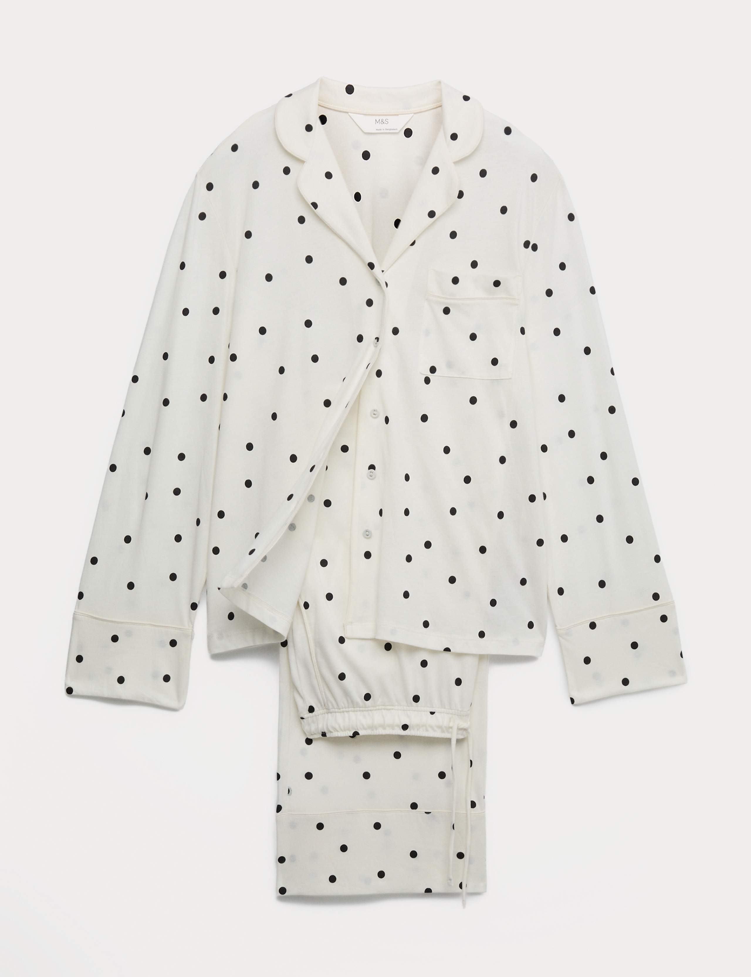 Cotton Modal Printed Revere Pyjama Set 2 of 5