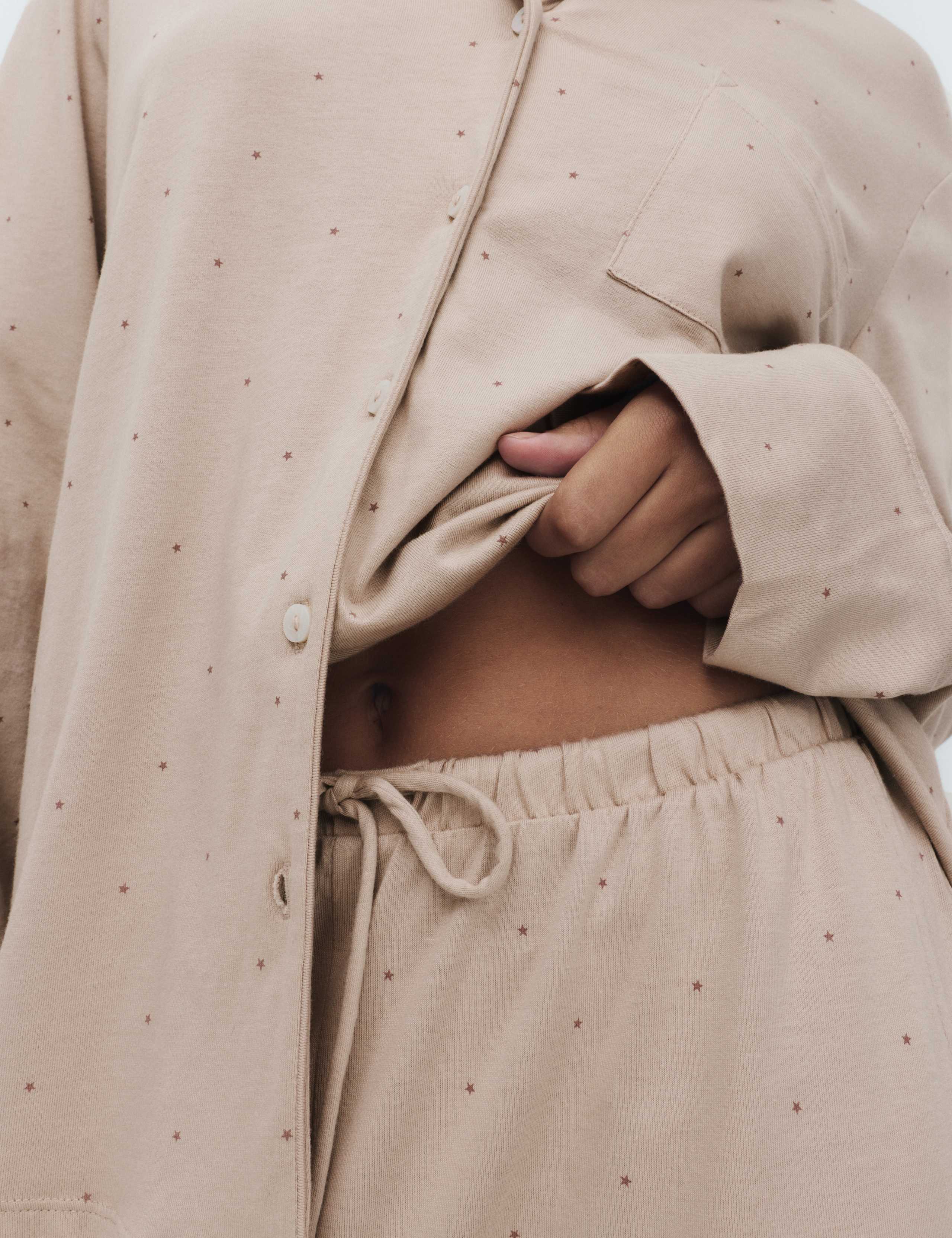 Cotton Modal Printed Revere Pyjama Set 3 of 6