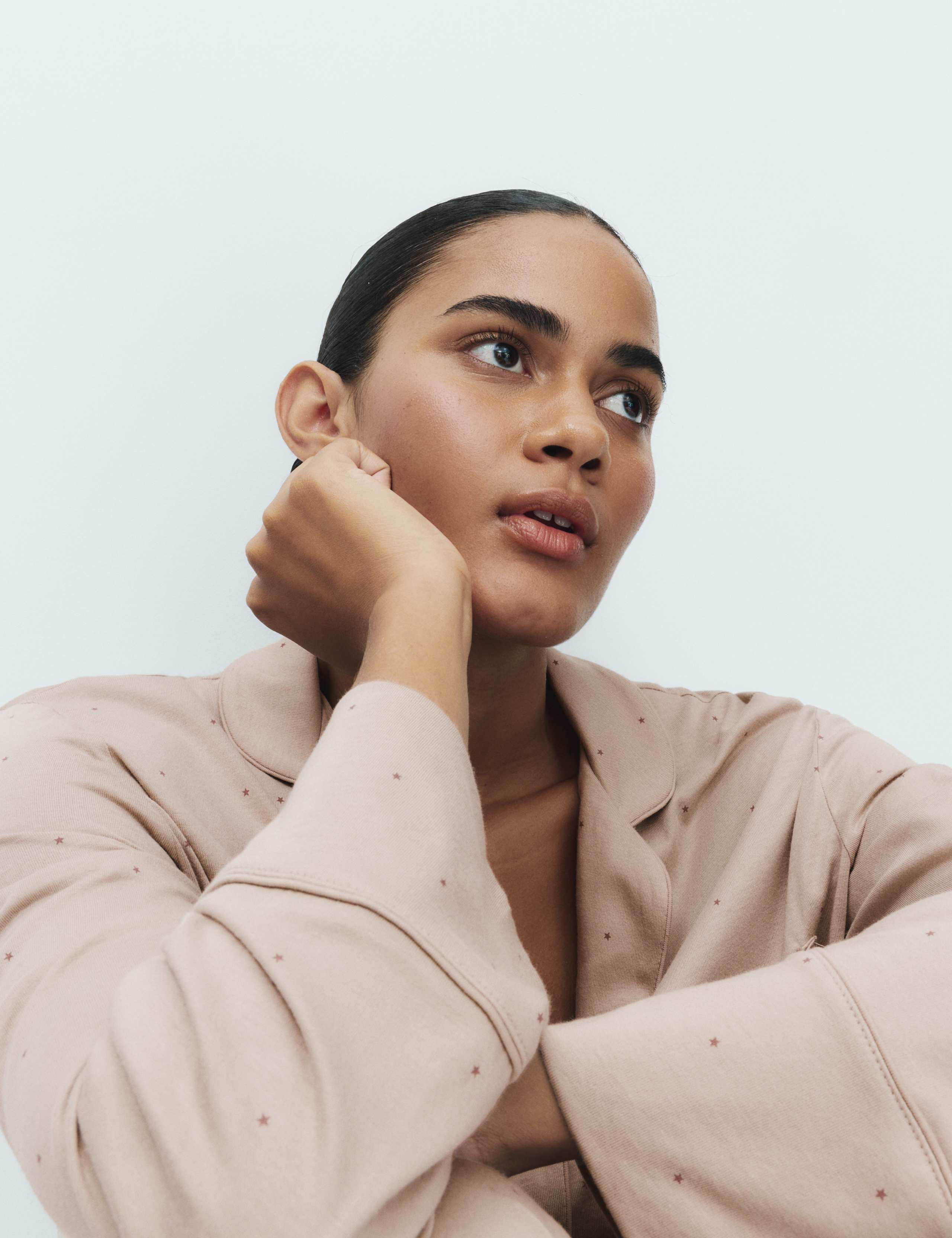 Cotton Modal Printed Revere Pyjama Set 4 of 6