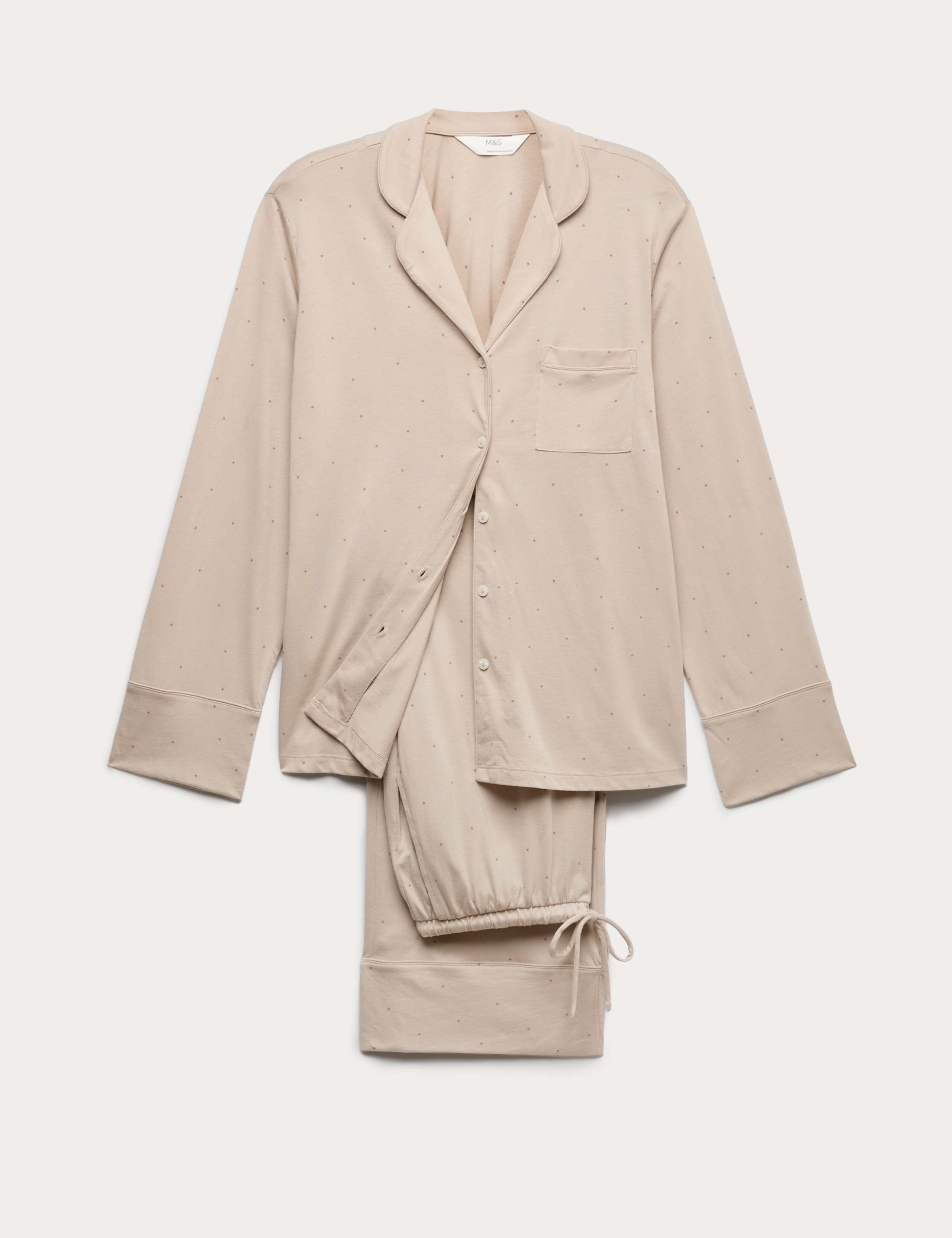 Cotton Modal Printed Revere Pyjama Set 2 of 6