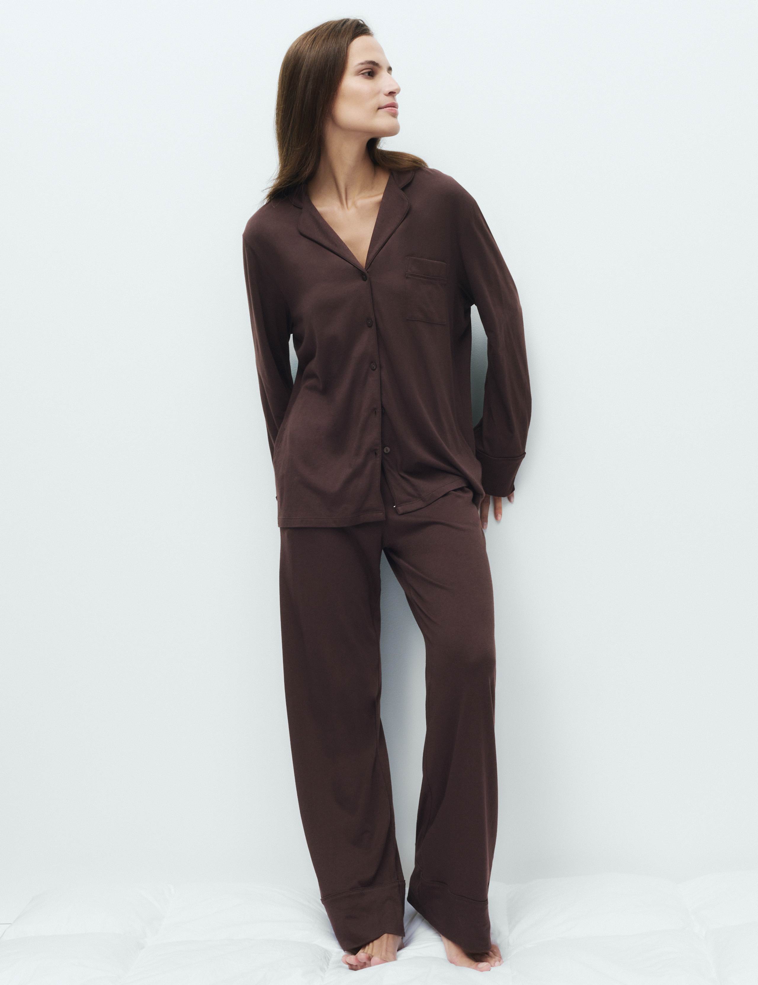 Cotton Modal Revere Pyjama Set 3 of 5