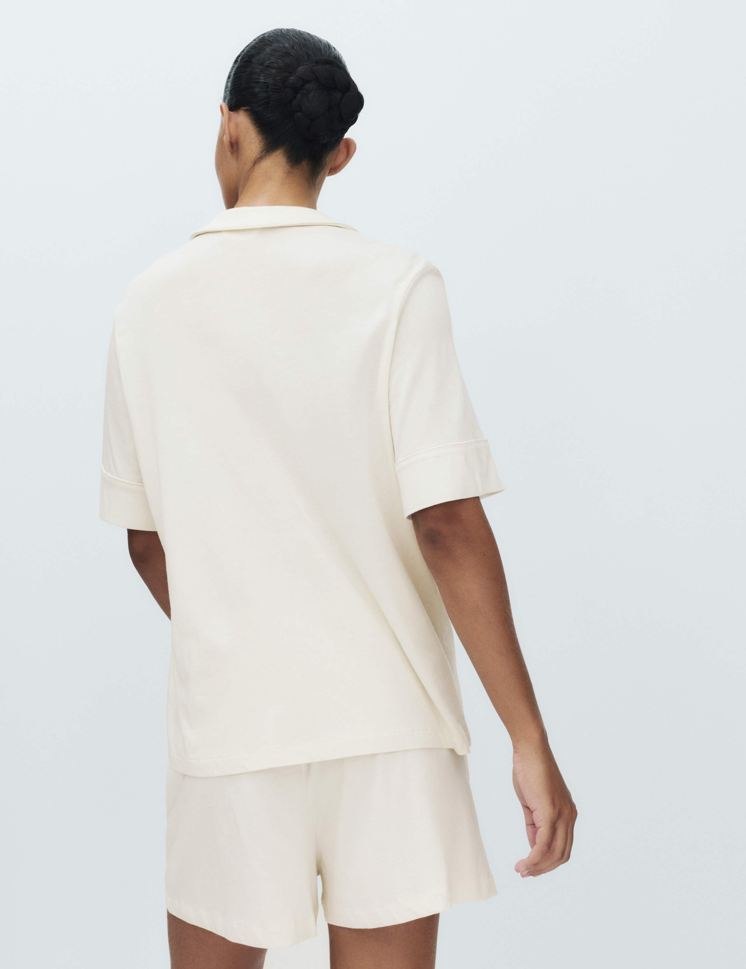 Cotton Modal Revere Shortie Pyjama Set 5 of 6