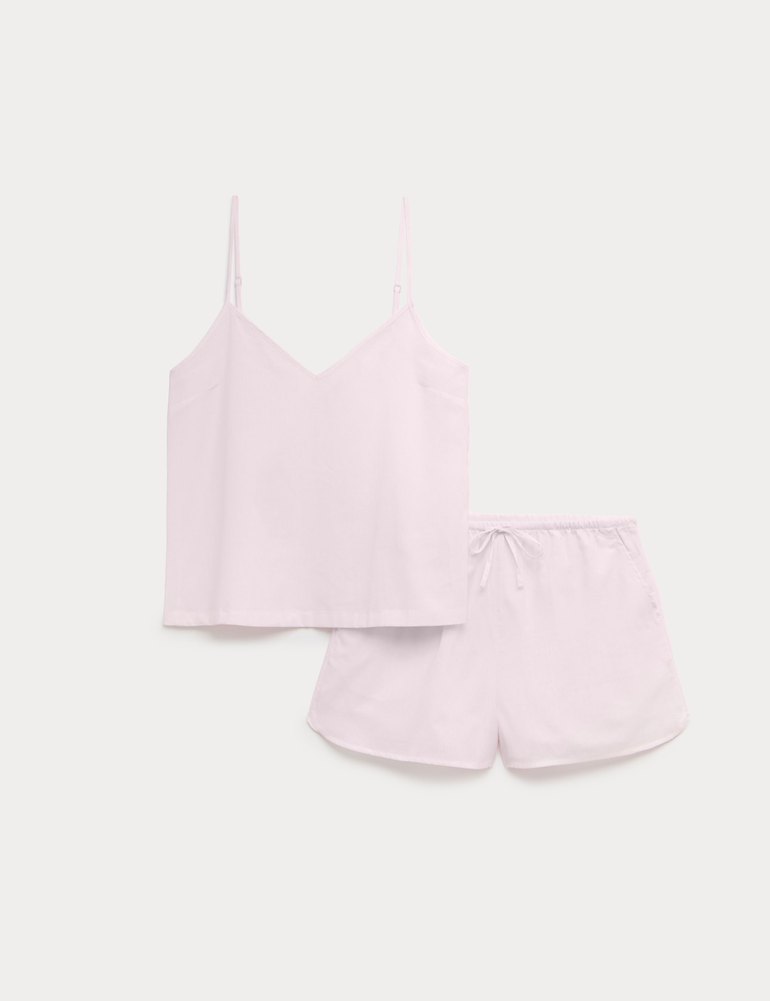 Woven Striped Cami Shortie Pyjama Set 2 of 5