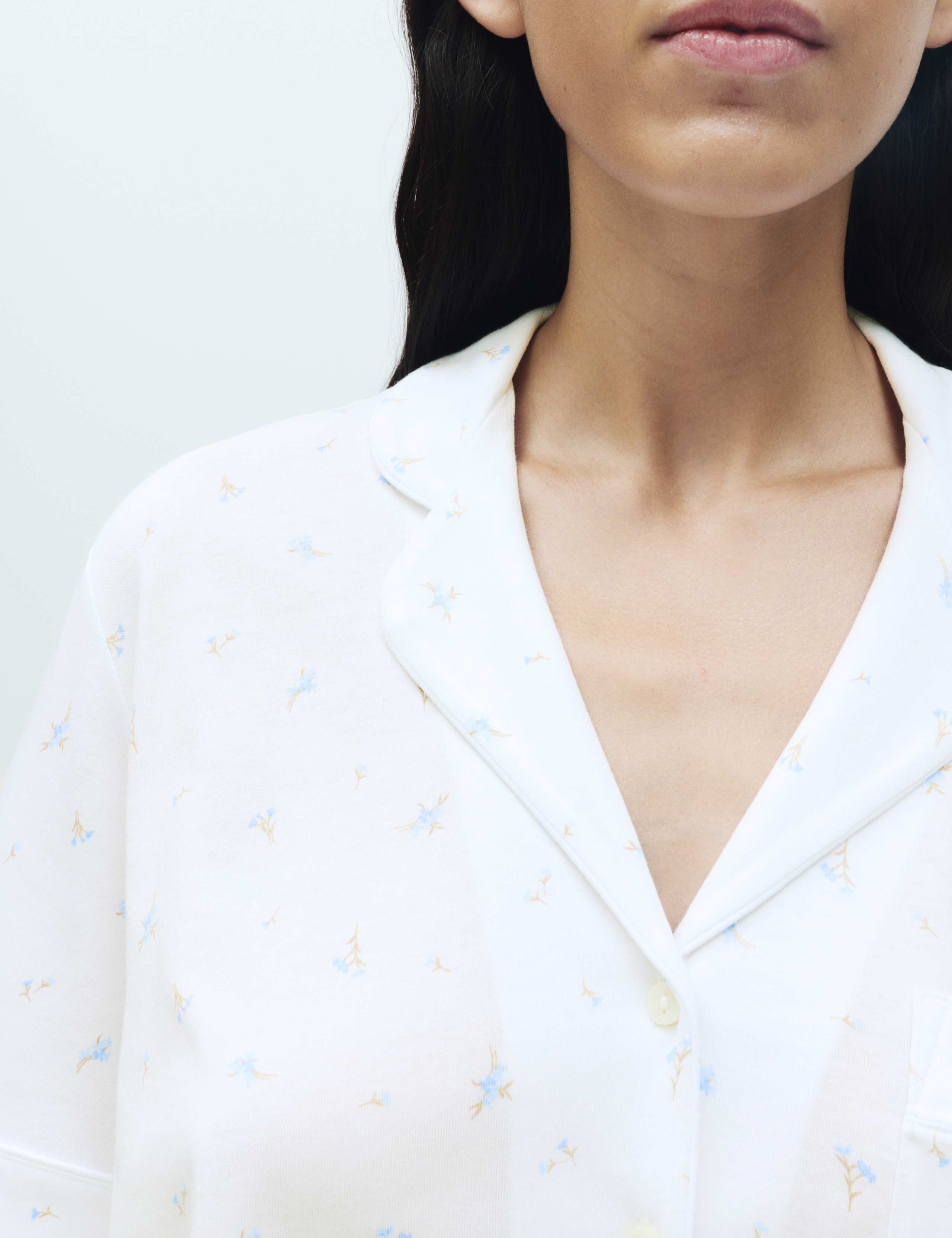 Cotton Modal Printed Revere Shortie Set 6 of 6