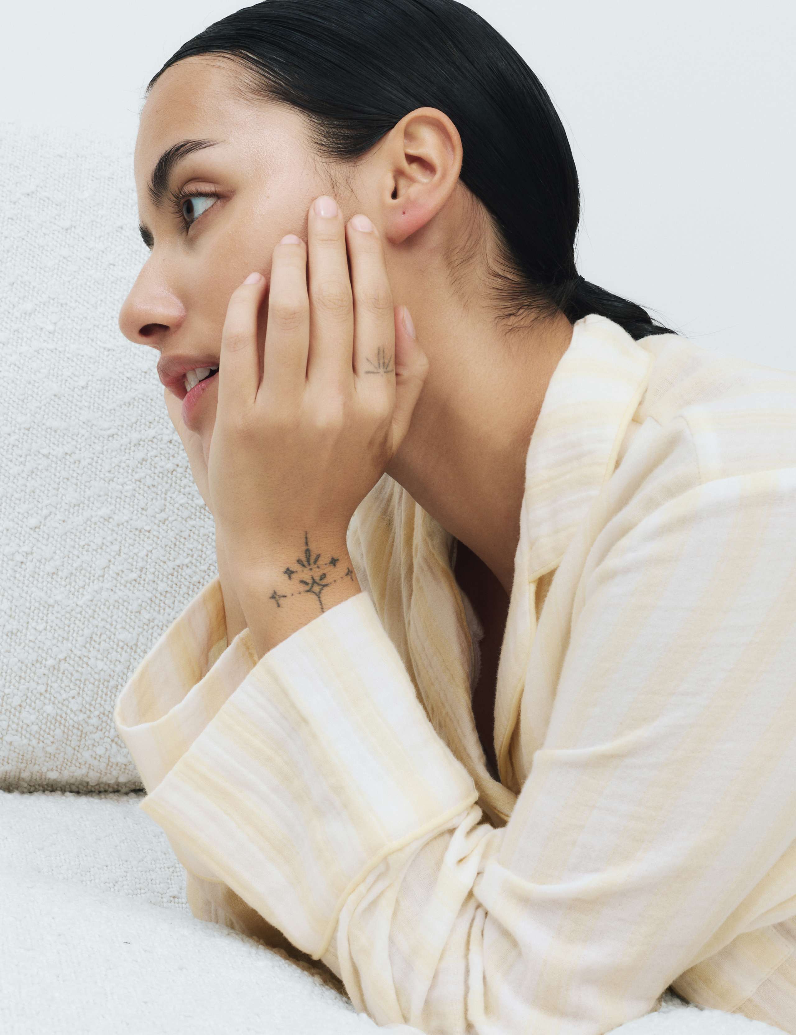 Muslin Striped Revere Pyjama Set 3 of 6