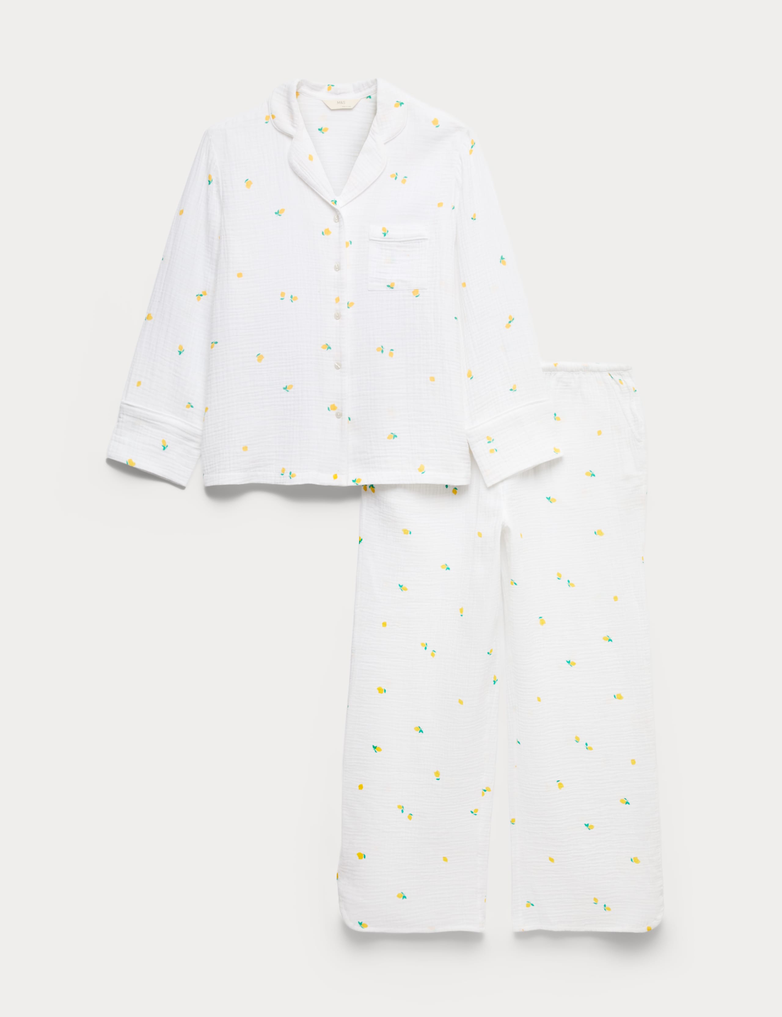 Muslin Printed Revere Pyjama Set 2 of 6