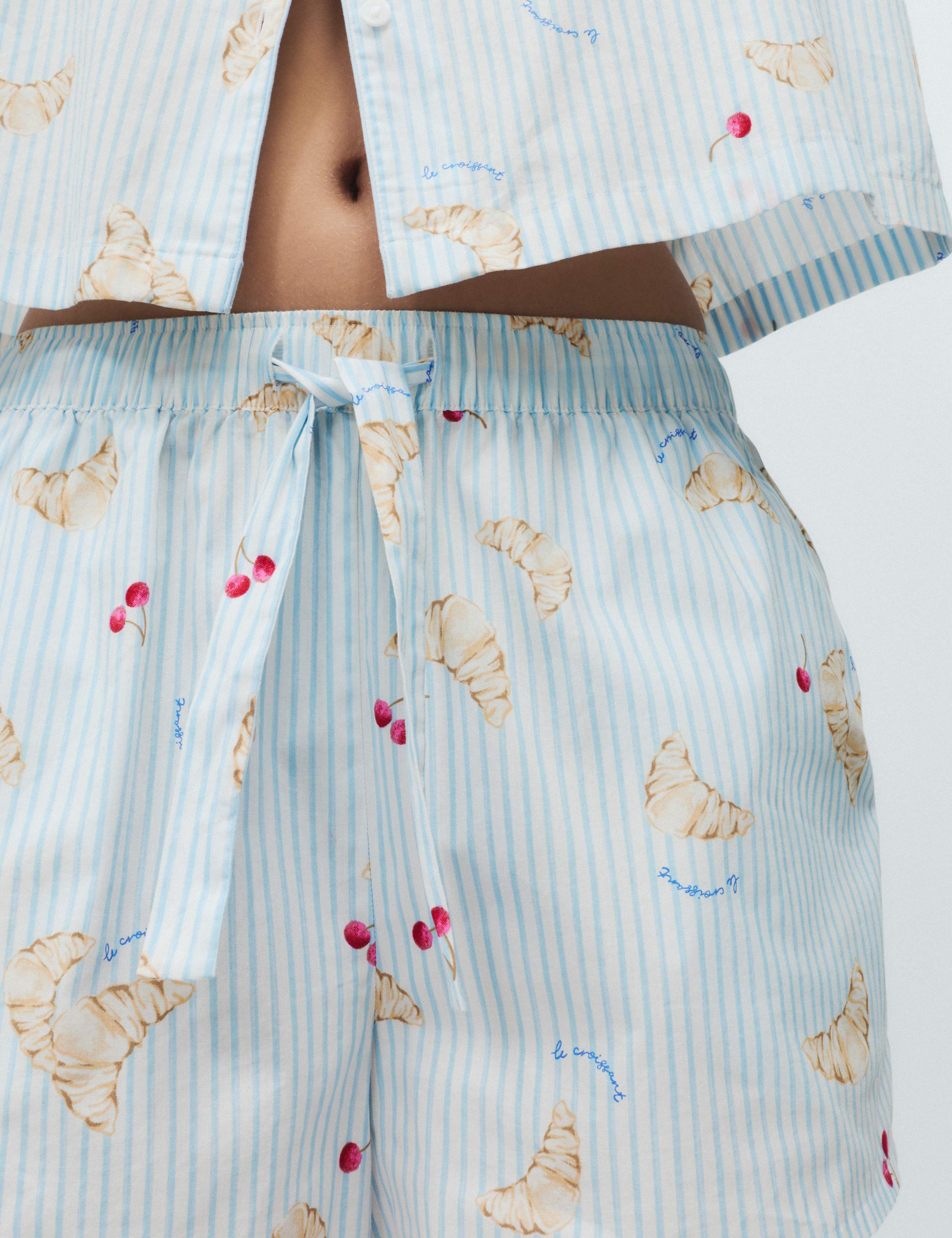 Pure Cotton Printed Shortie Set 3 of 7