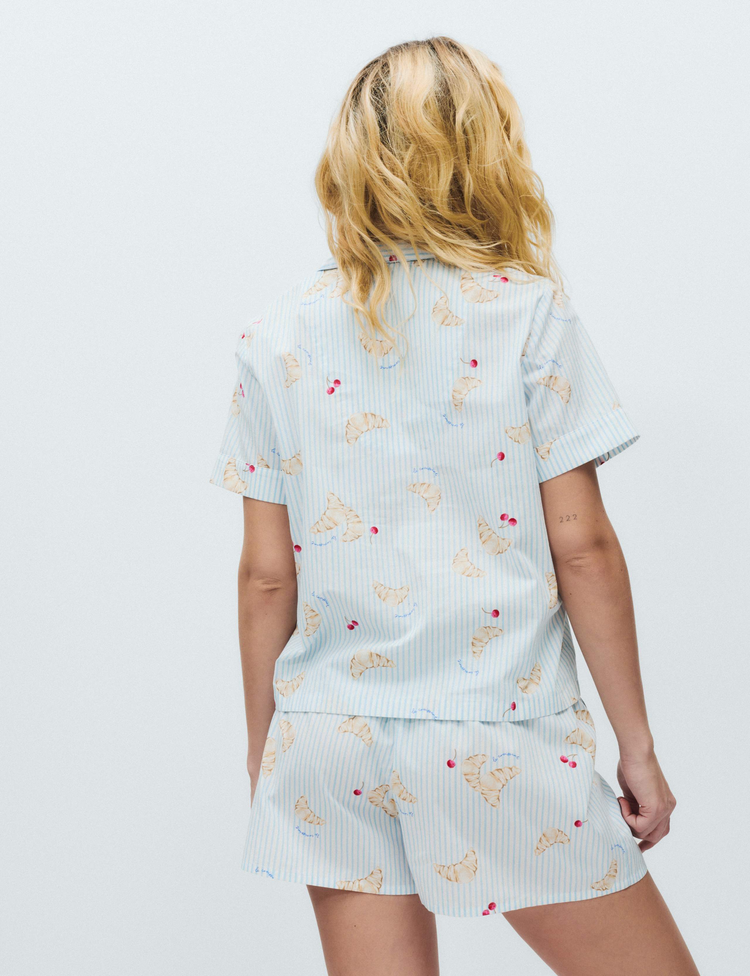 Pure Cotton Printed Shortie Set 5 of 7