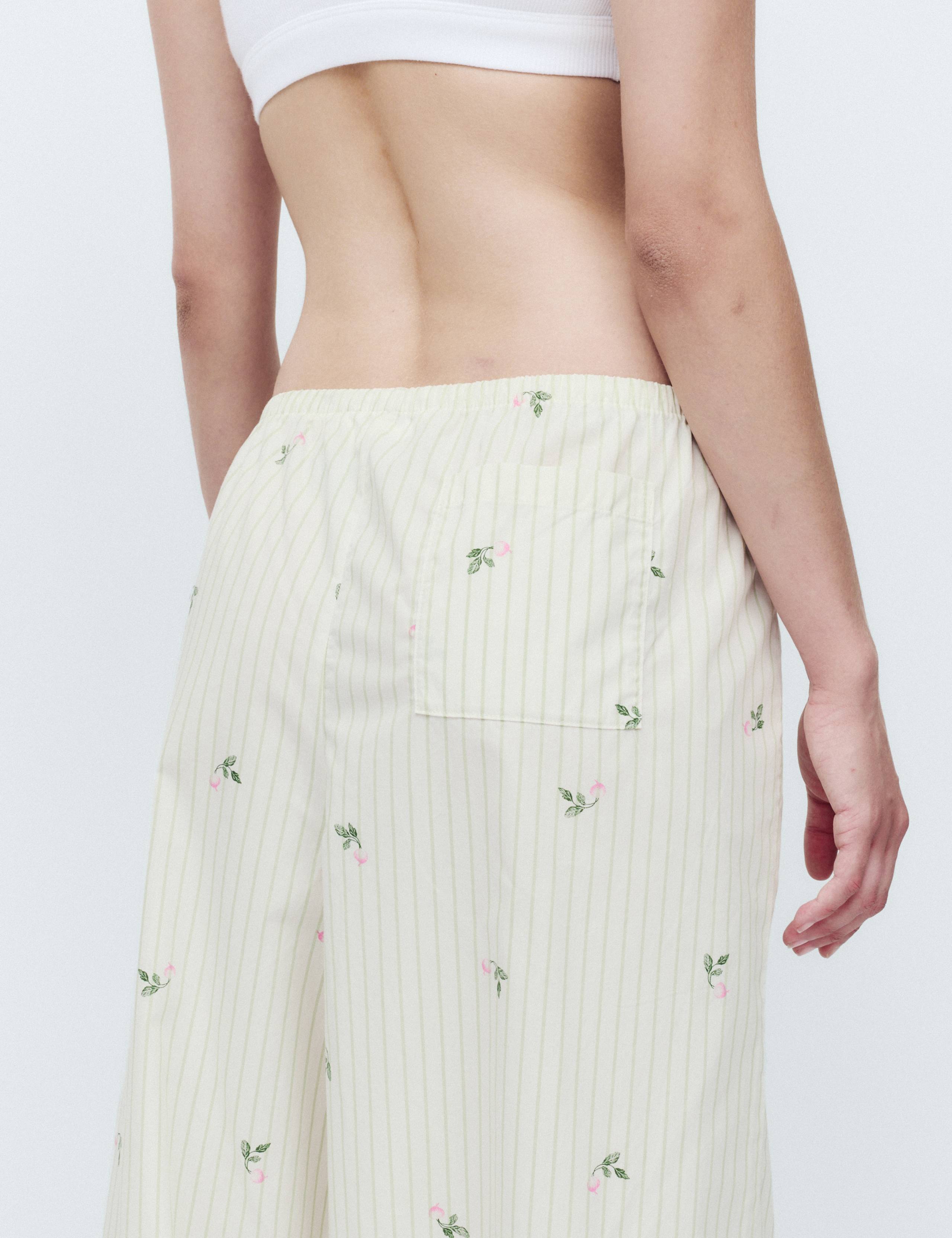 Pure Cotton Poplin Printed Pyjama Set 6 of 7