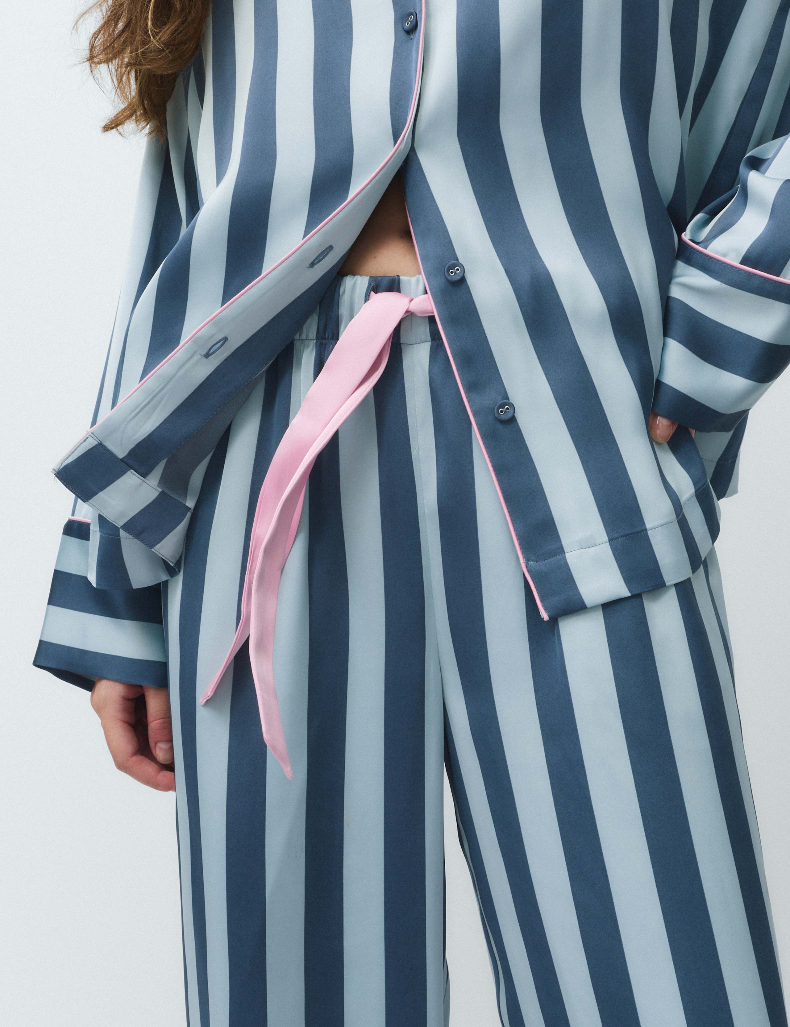 Dream Satin™ Striped Revere Pyjama Set 4 of 6