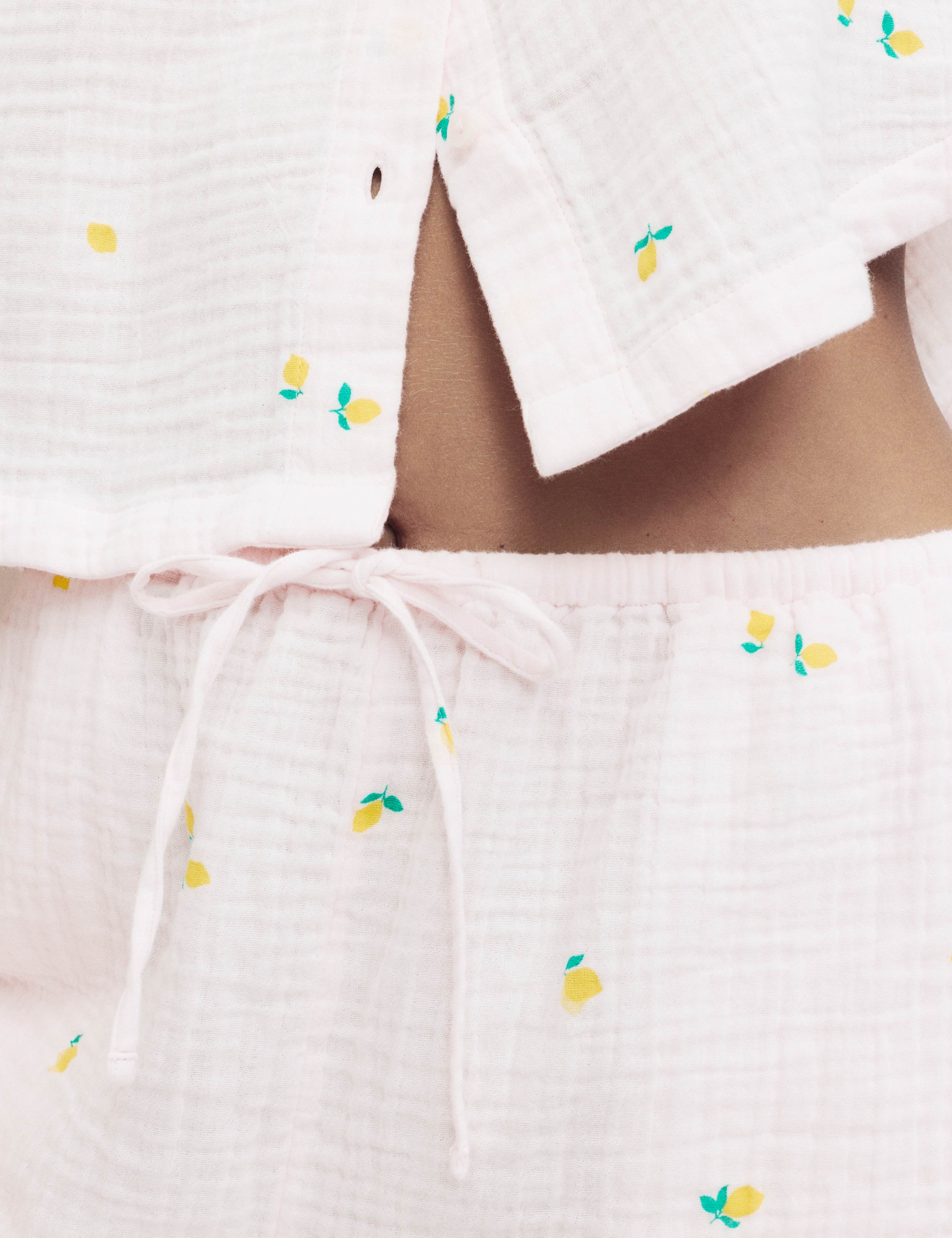 Pure Cotton Muslin Printed Shortie Set 3 of 6