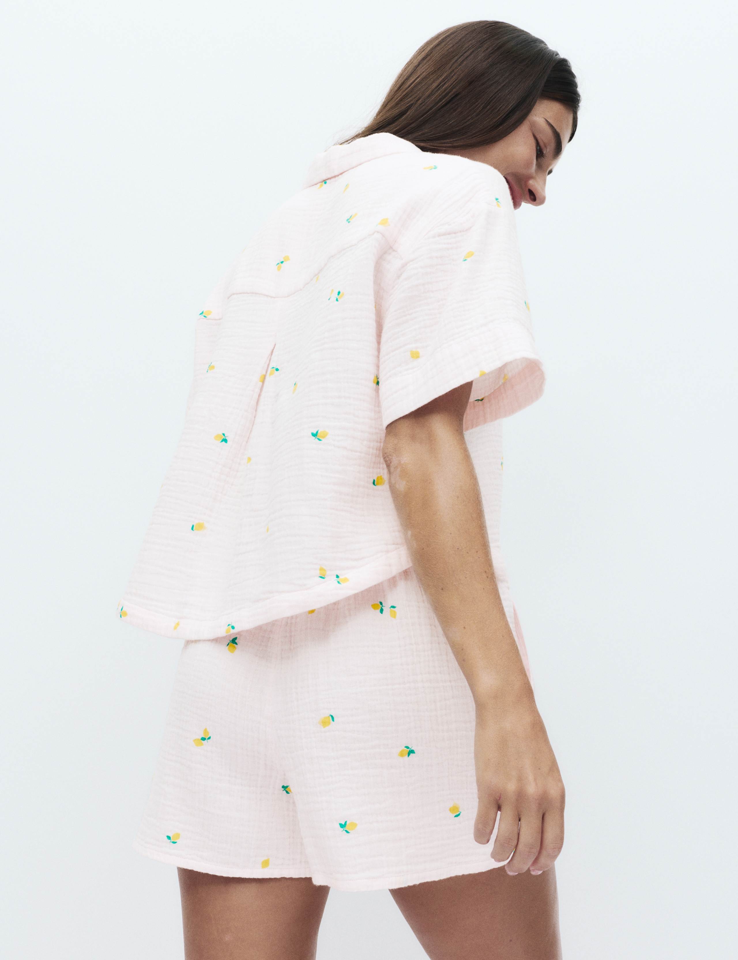 Pure Cotton Muslin Printed Shortie Set 4 of 6