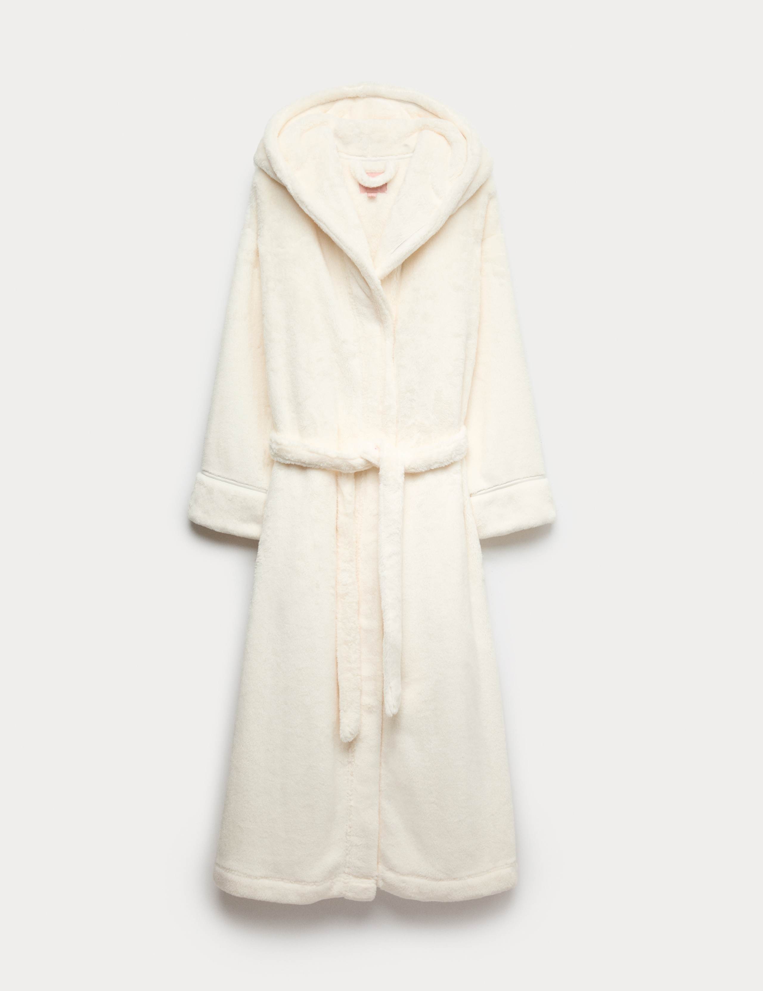 Fleece Hooded Dressing Gown 2 of 4