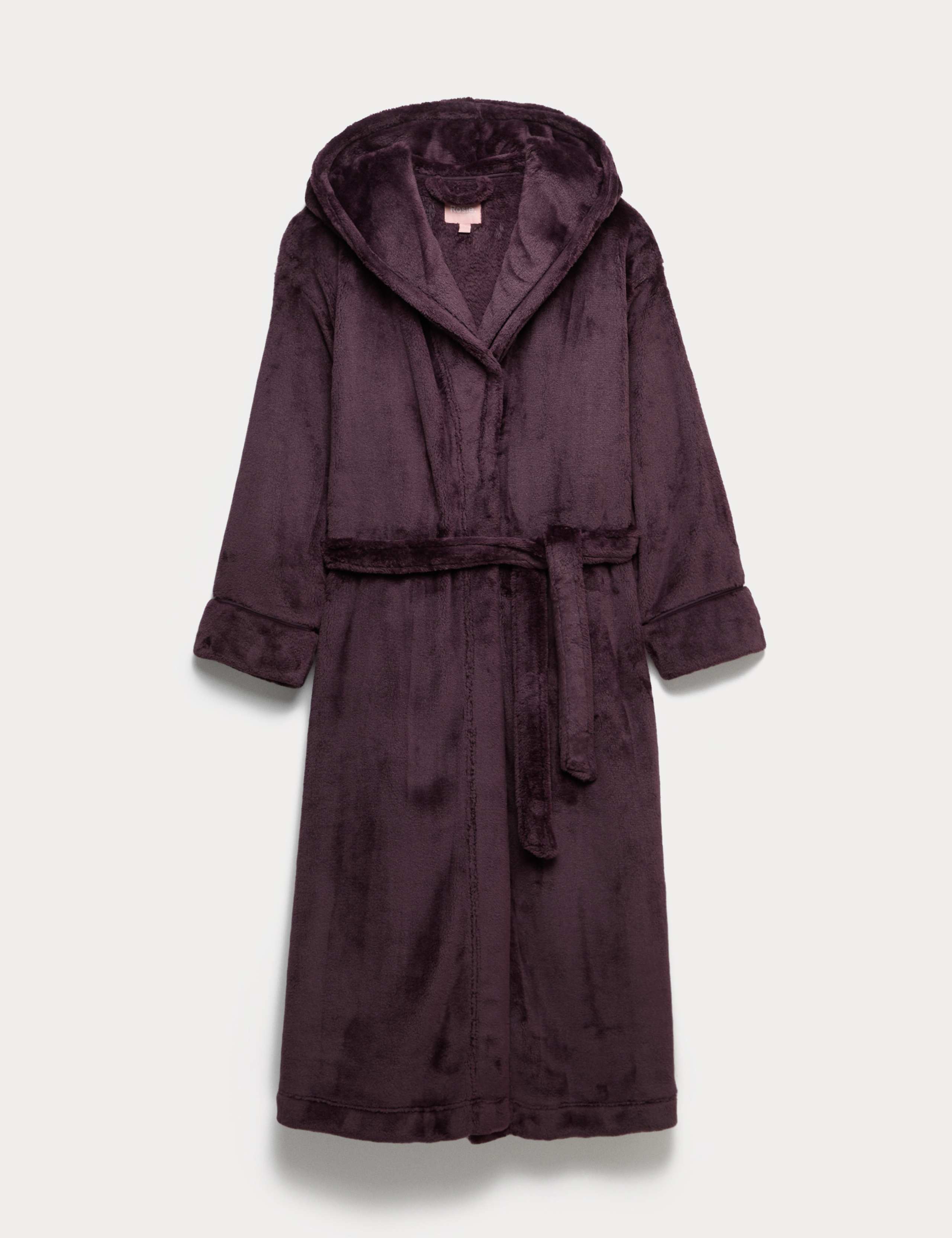 Fleece Hooded Dressing Gown 2 of 5