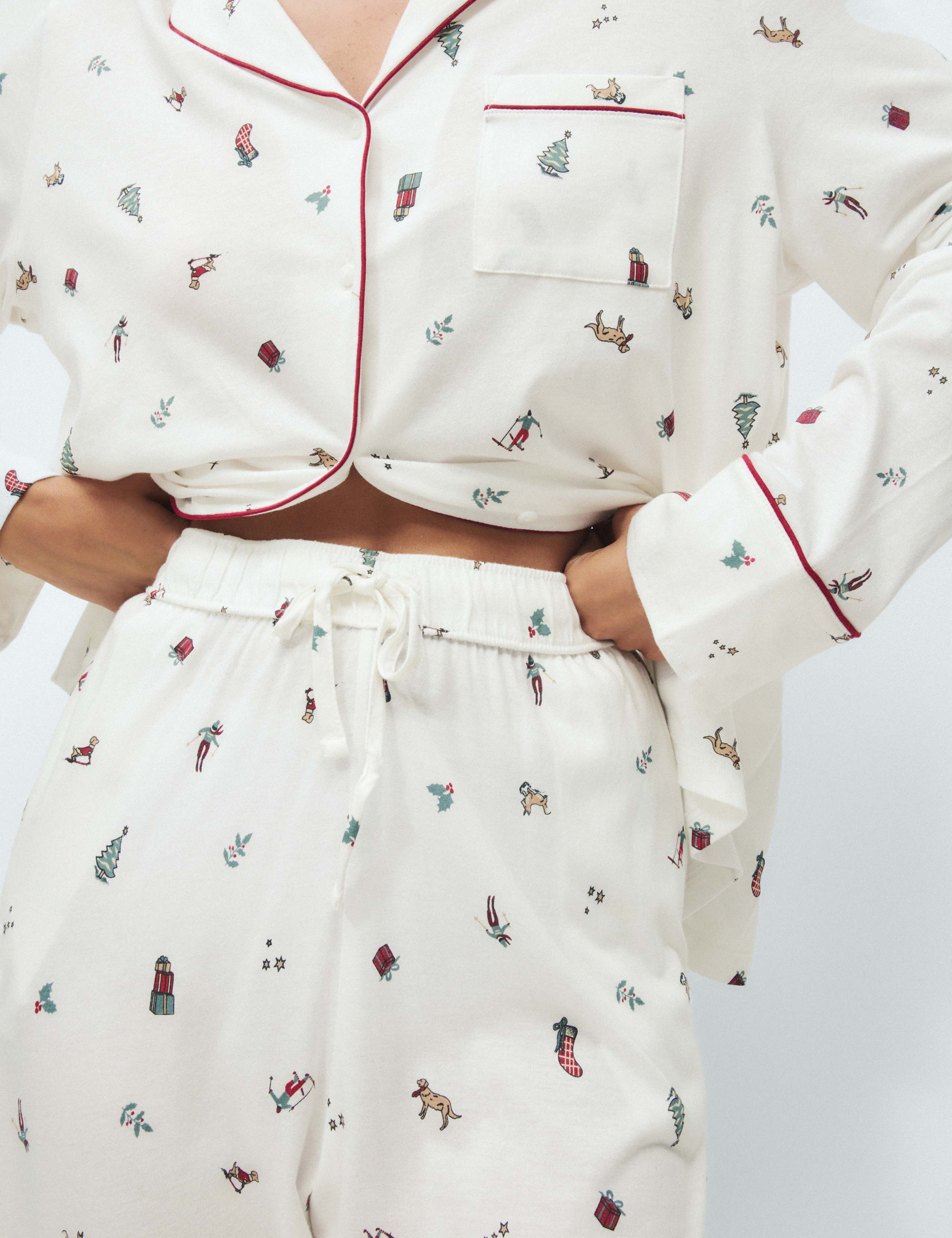 Cotton Modal Printed Matching Family Pyjamas 3 of 5
