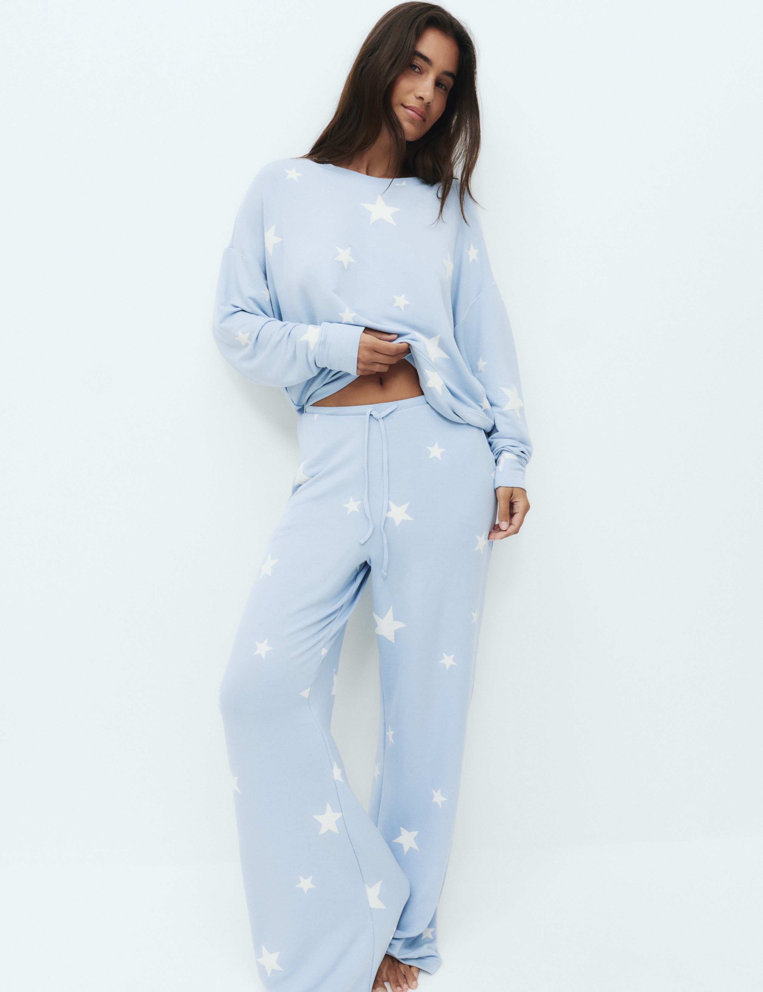 Flexifit™ Printed Wide Leg Lounge Set 4 of 5