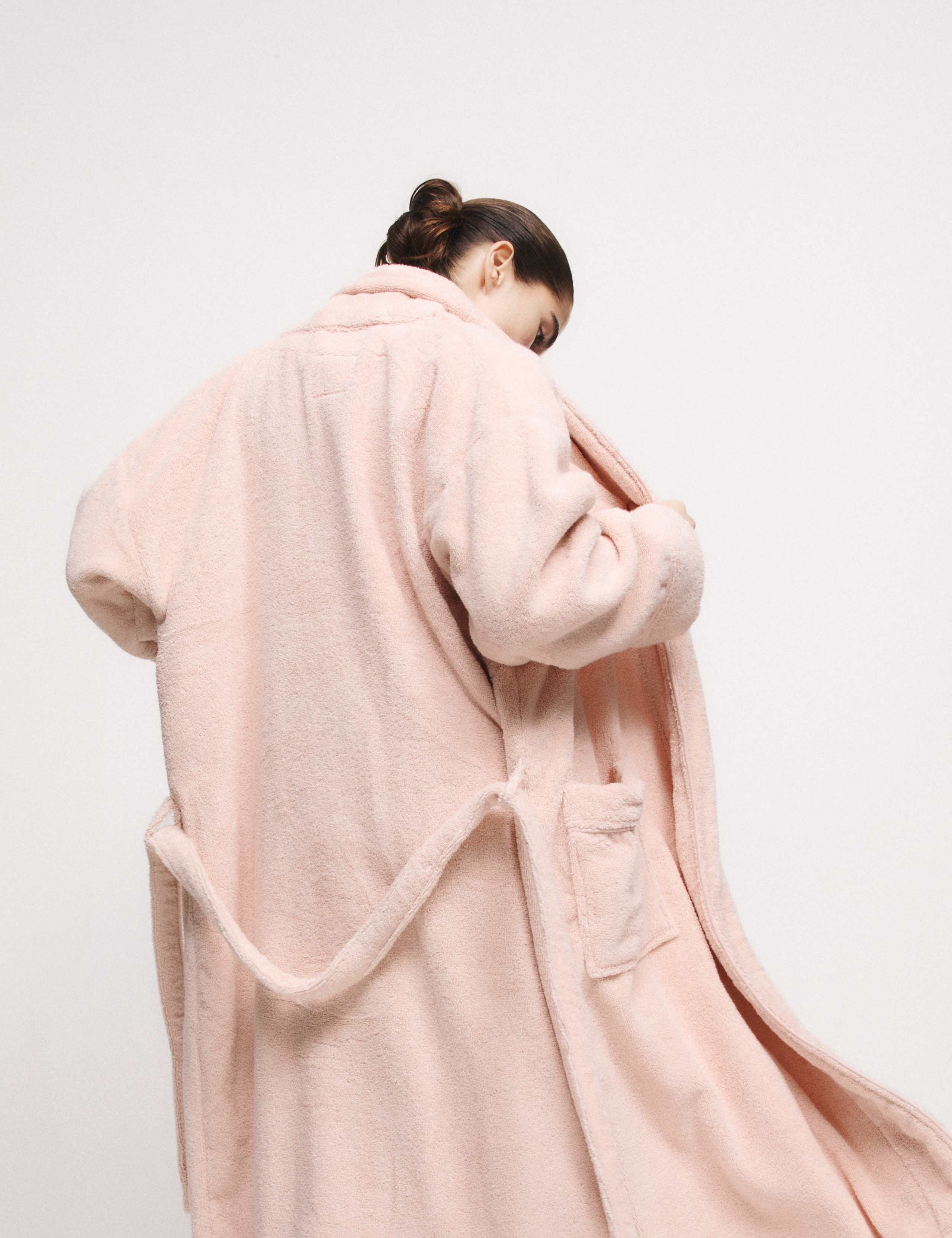 Pure Cotton Towelling Dressing Gown 1 of 5