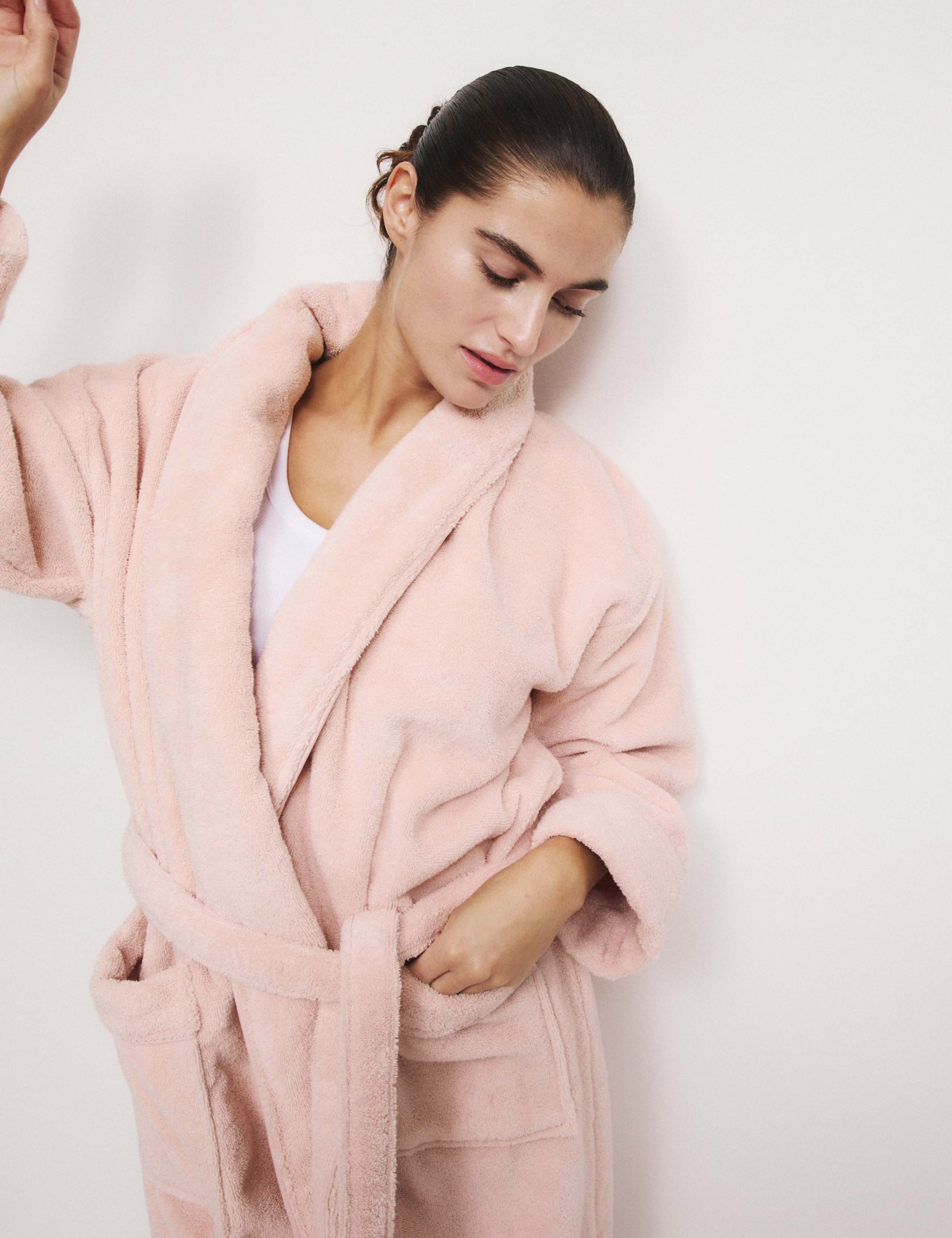Pure Cotton Towelling Dressing Gown 3 of 5