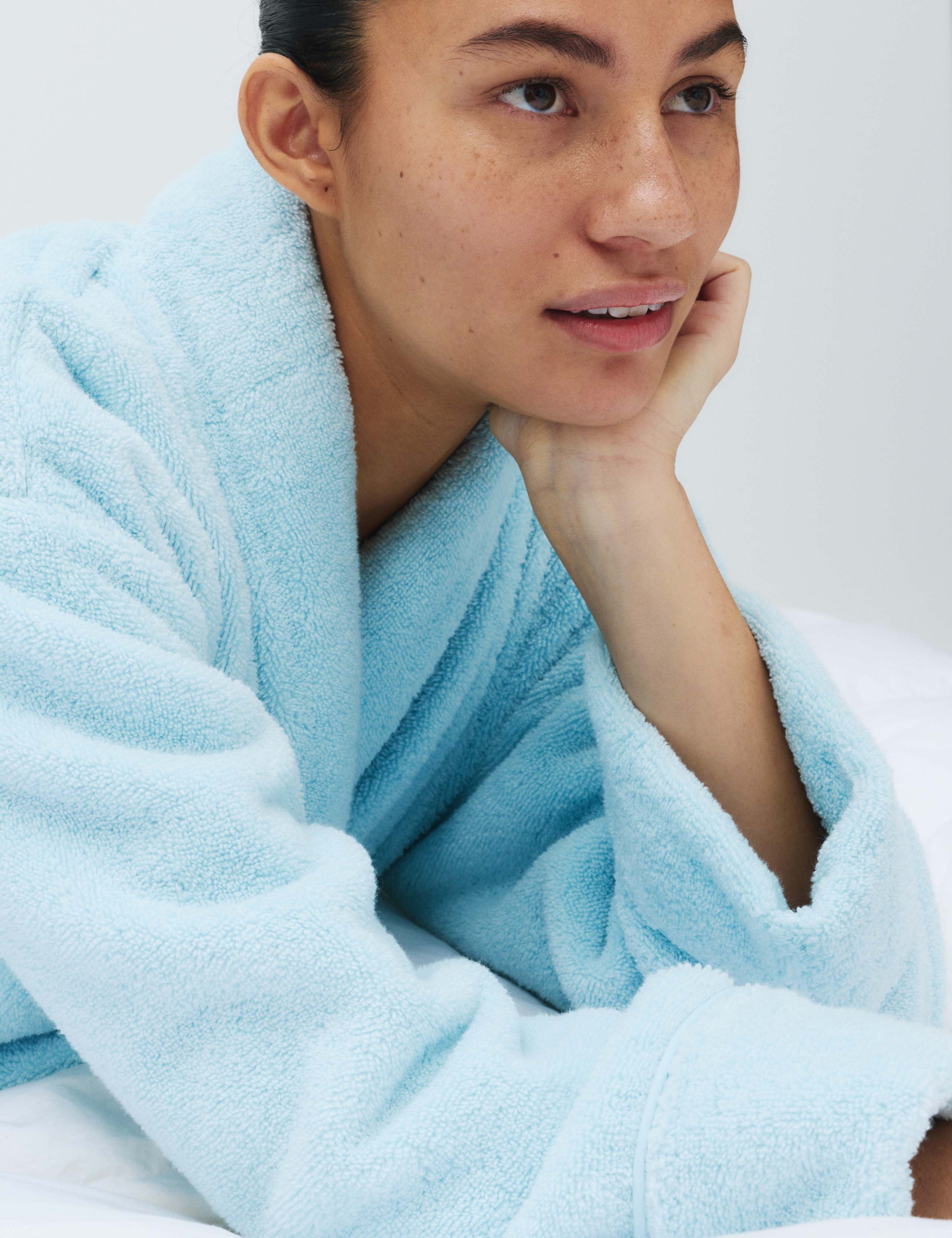 Pure Cotton Towelling Dressing Gown 3 of 4