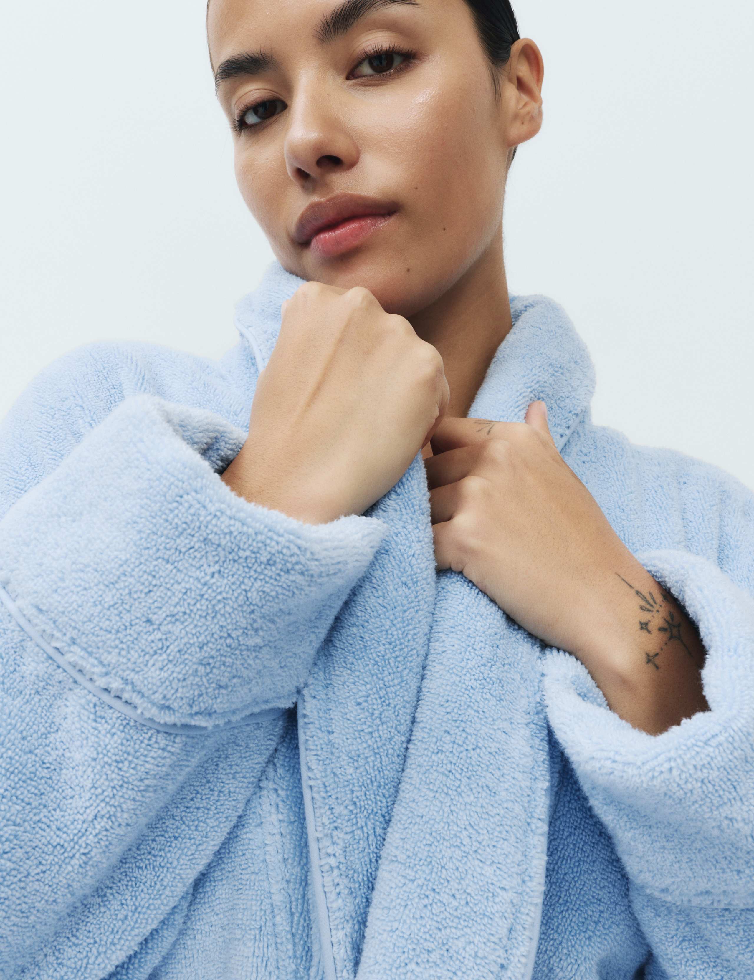 Pure Cotton Towelling Dressing Gown 4 of 6
