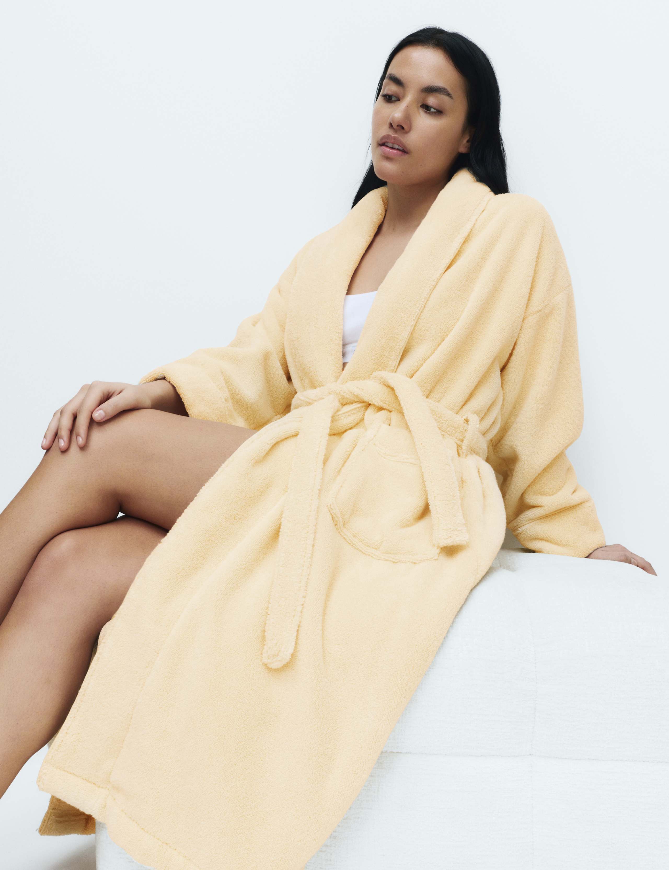 Pure Cotton Towelling Dressing Gown 1 of 6