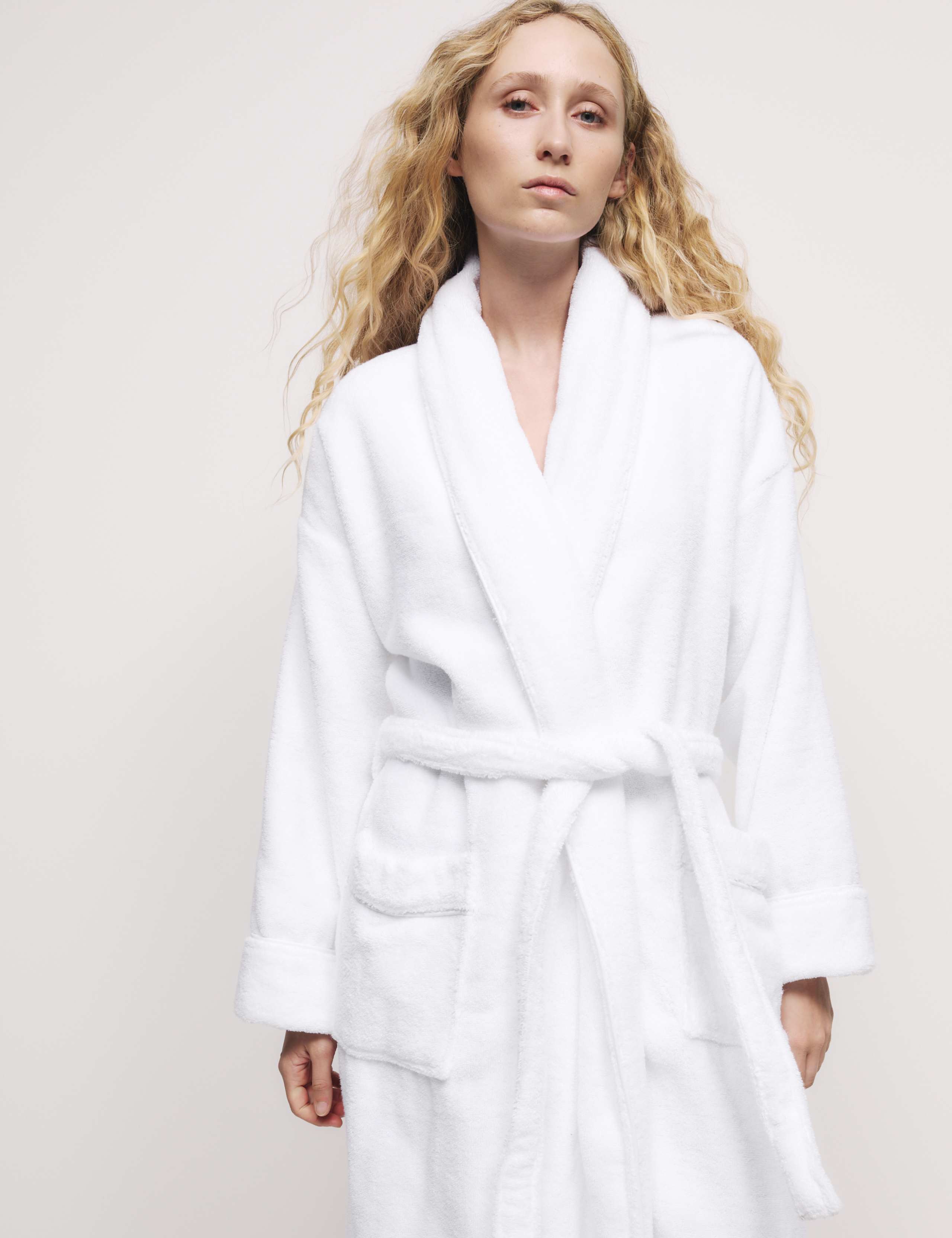 Pure Cotton Towelling Dressing Gown 6 of 6