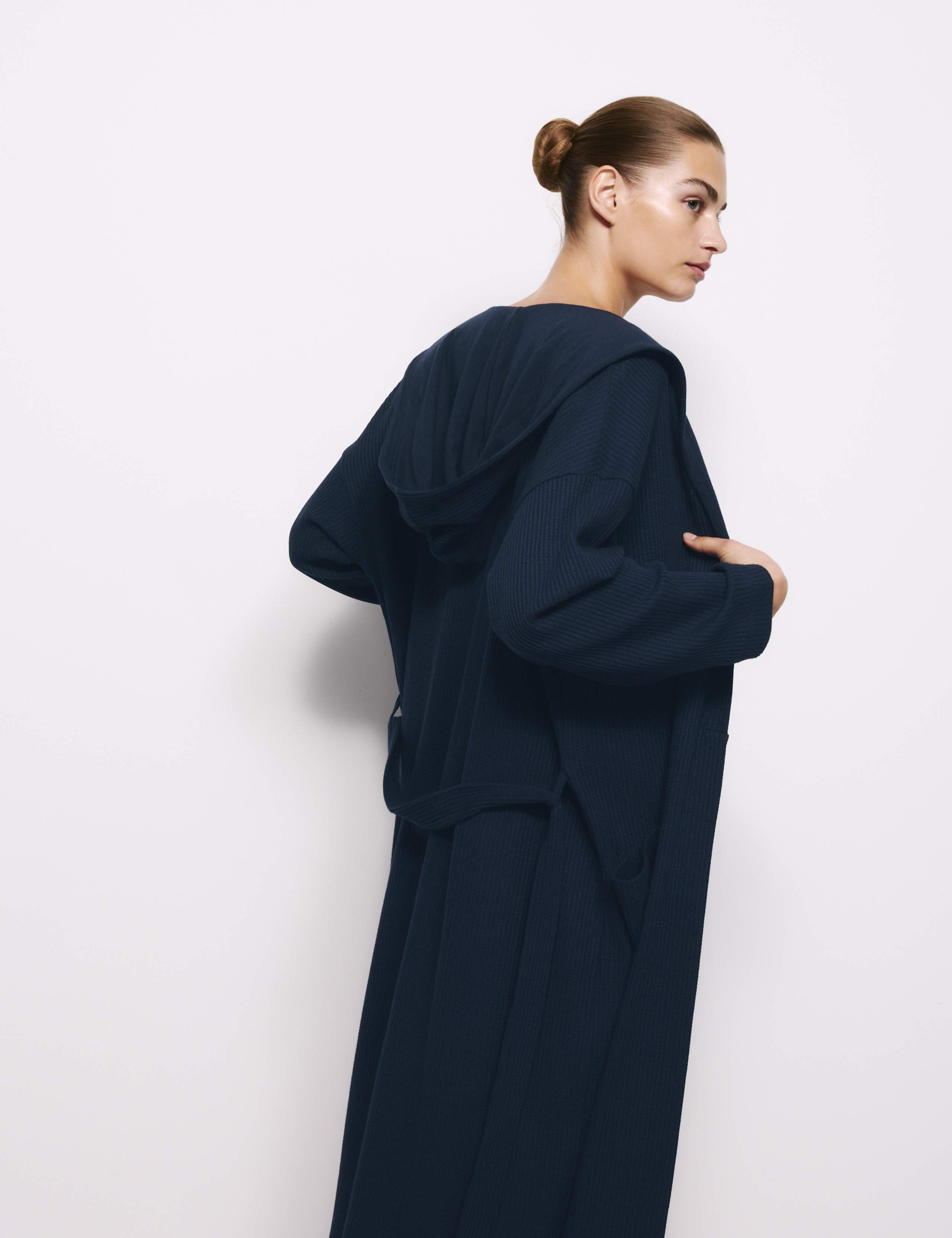 Jersey Waffle Dressing Gown 4 of 5