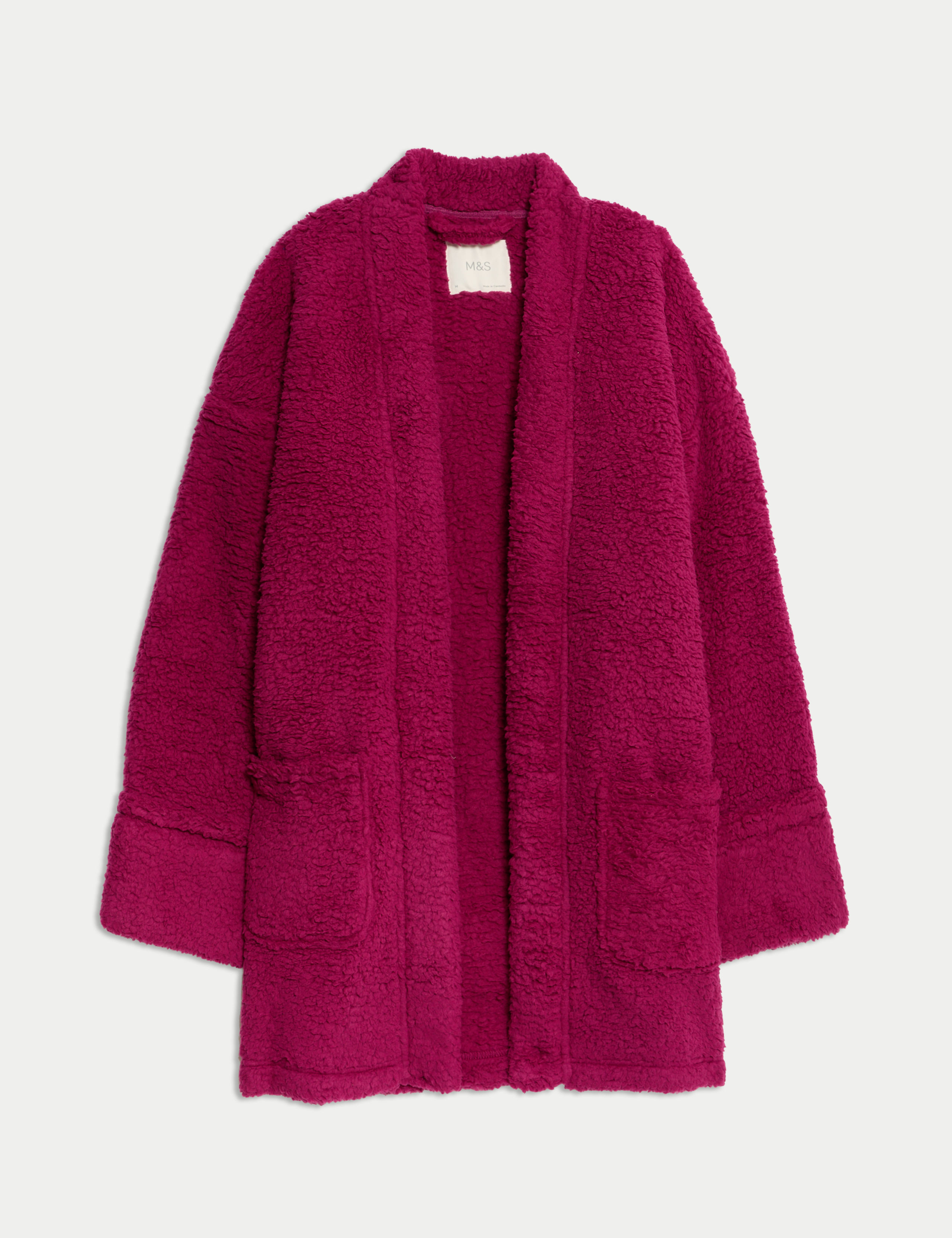 Teddy Borg Wrap Lounge Cardigan 2 of 5