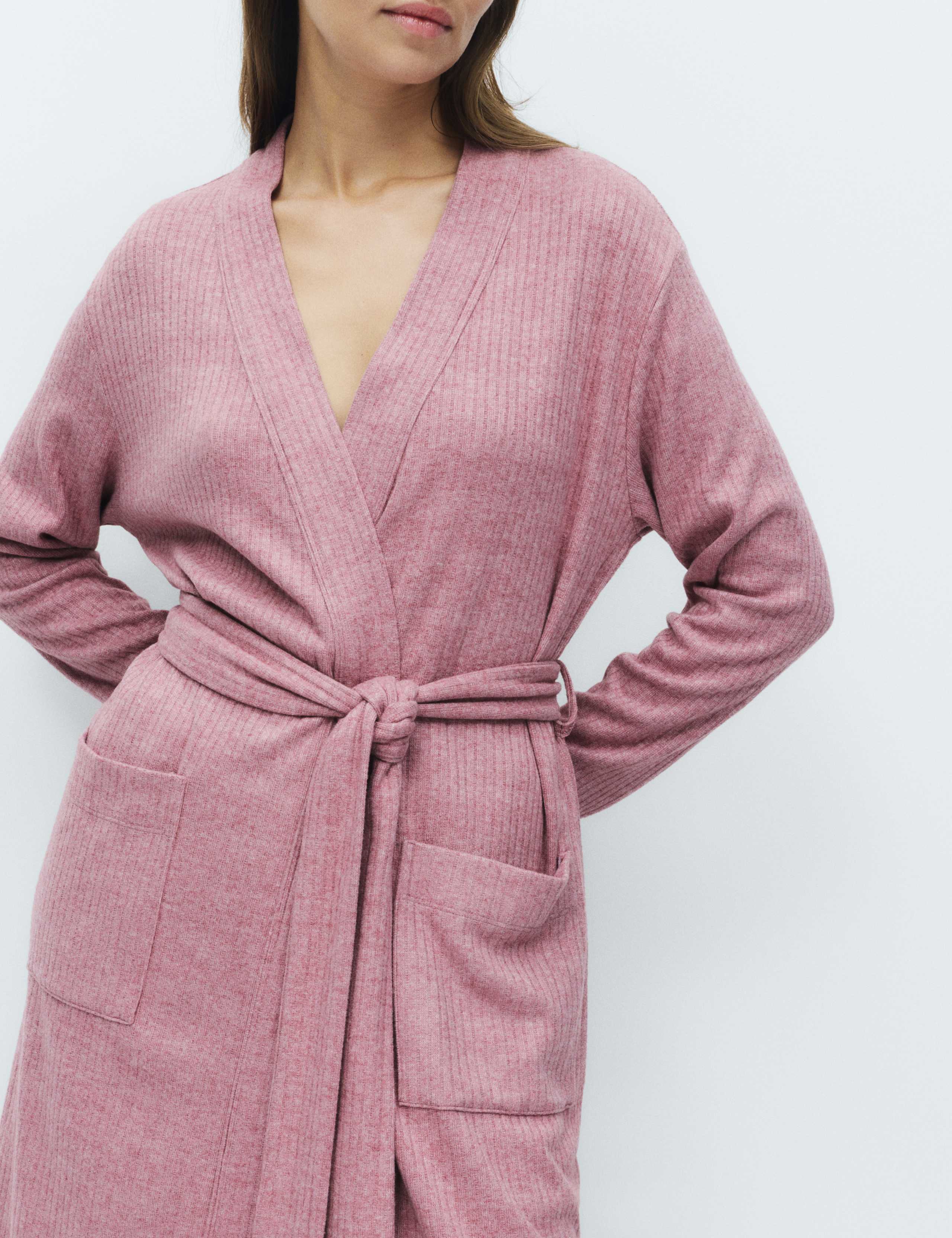 Wide Ribbed Dressing Gown 5 of 5