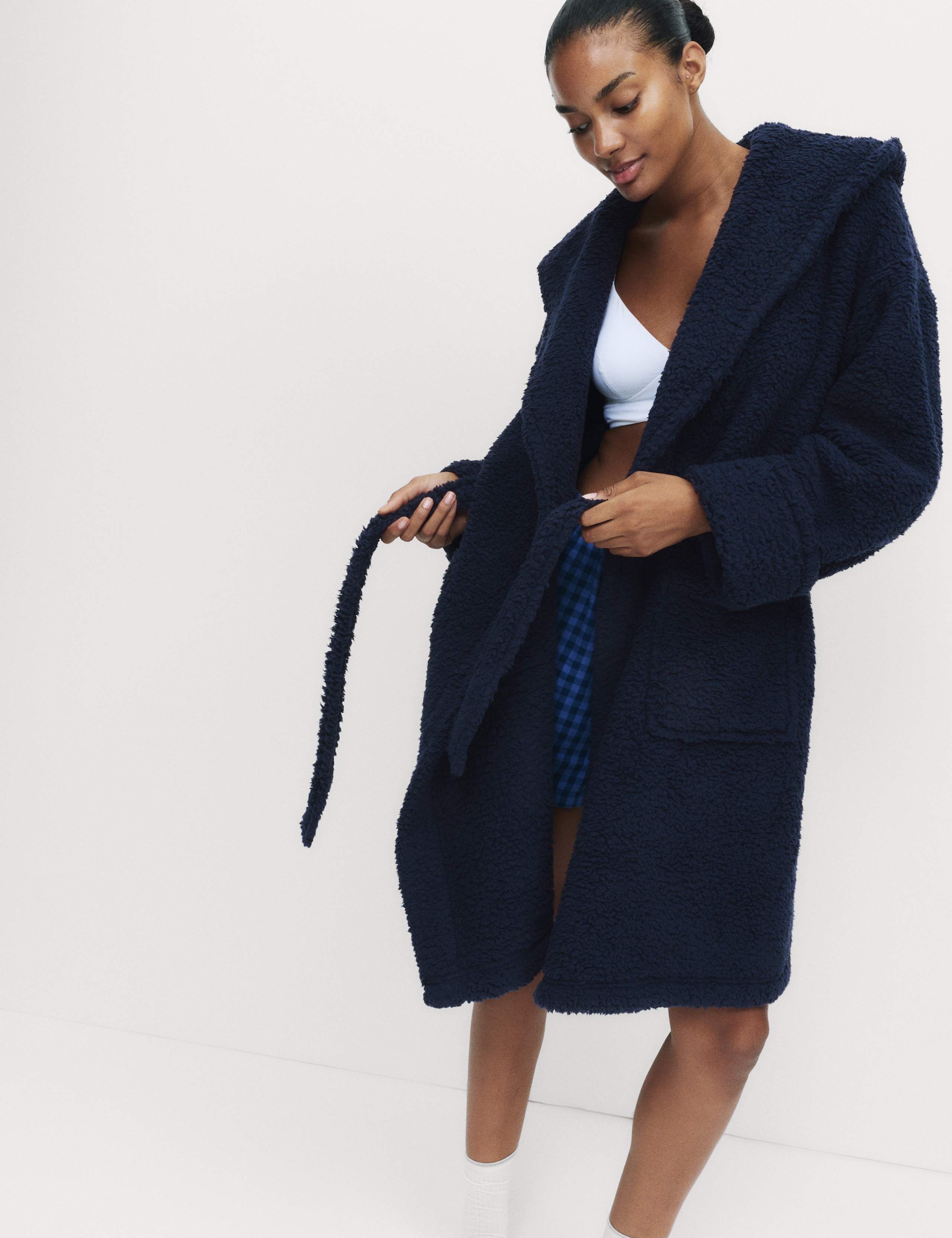 Teddy Borg Hooded Dressing Gown 5 of 5