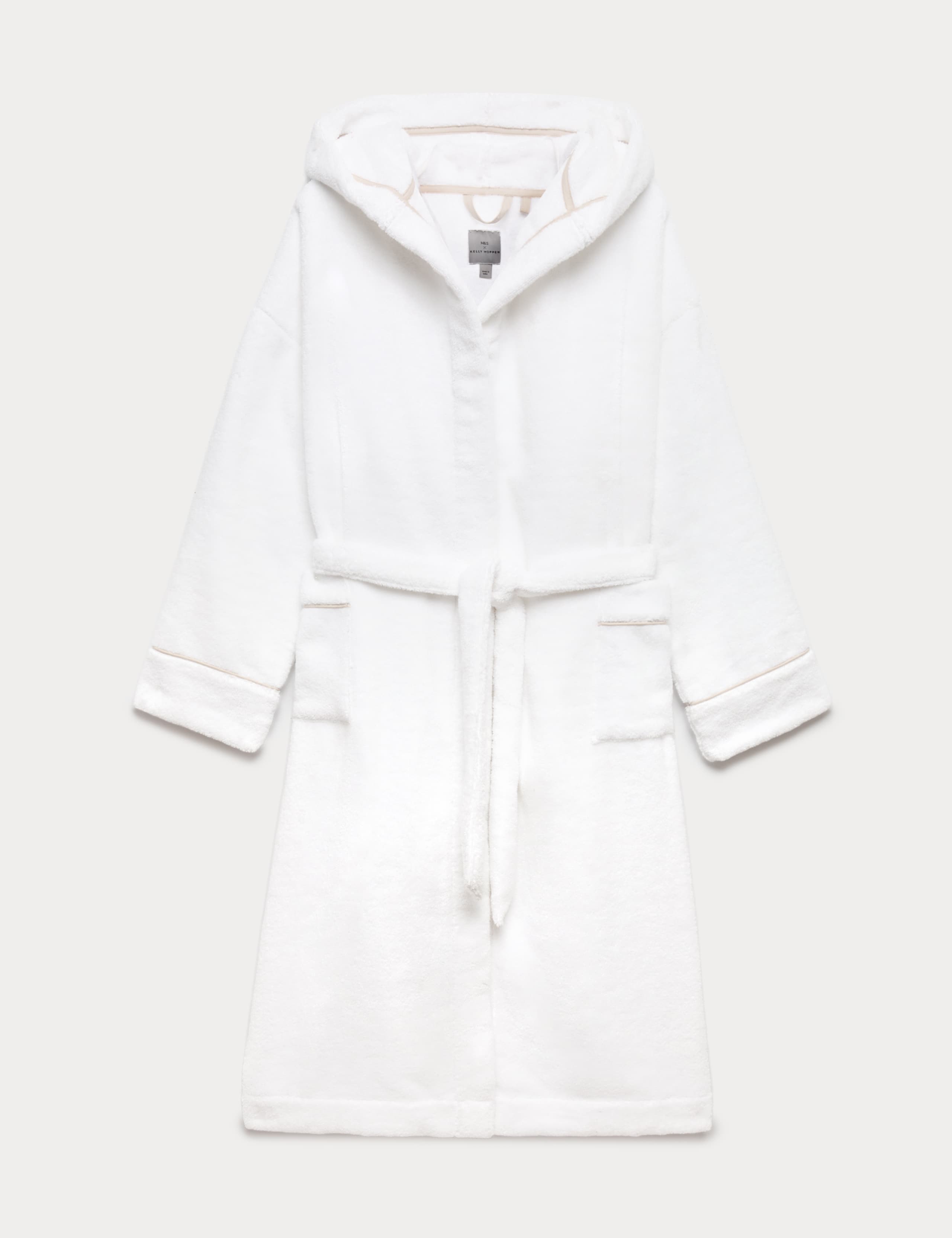 Pure Cotton Towelling Hooded Dressing Gown 2 of 6