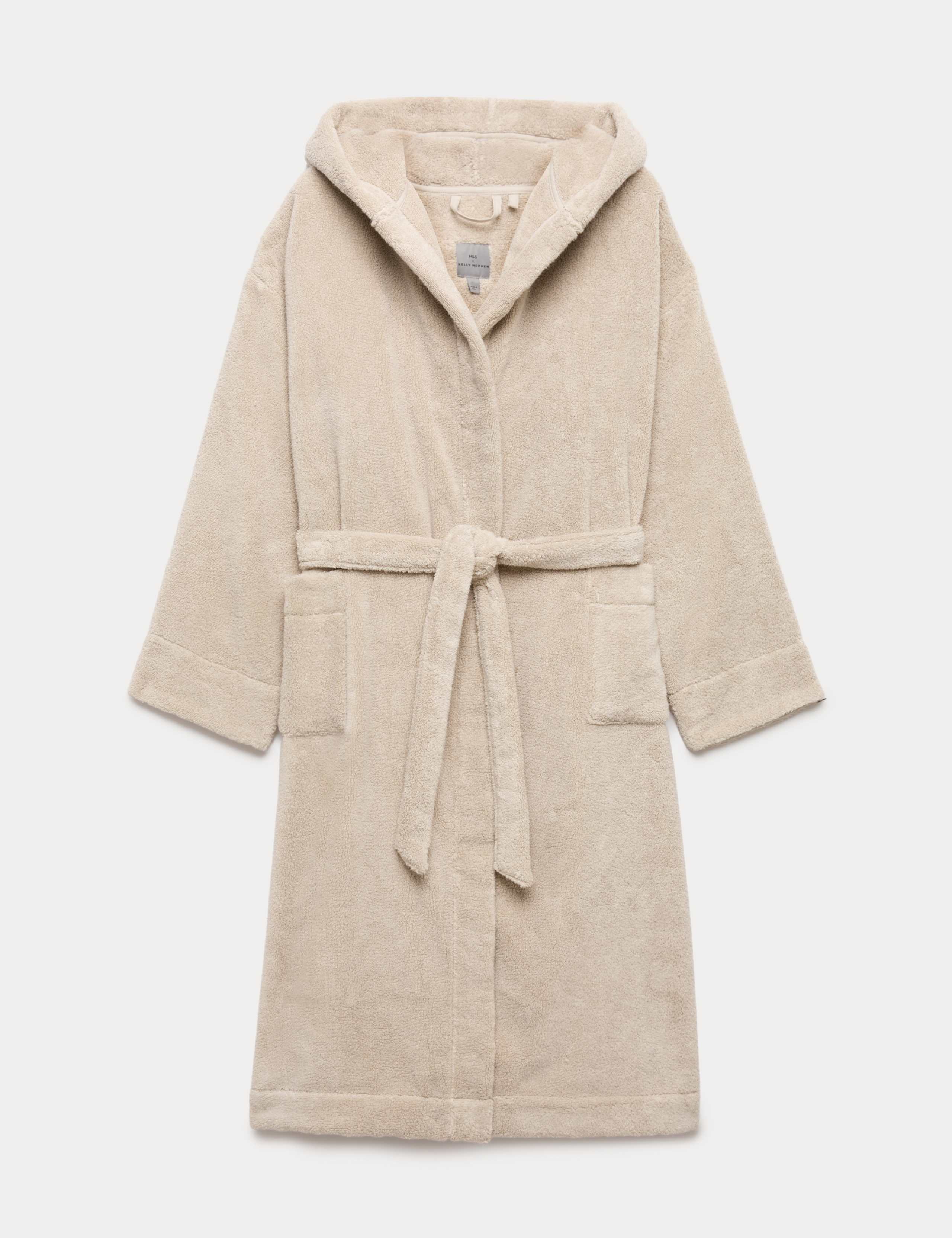 Pure Cotton Towelling Hooded Dressing Gown 2 of 5