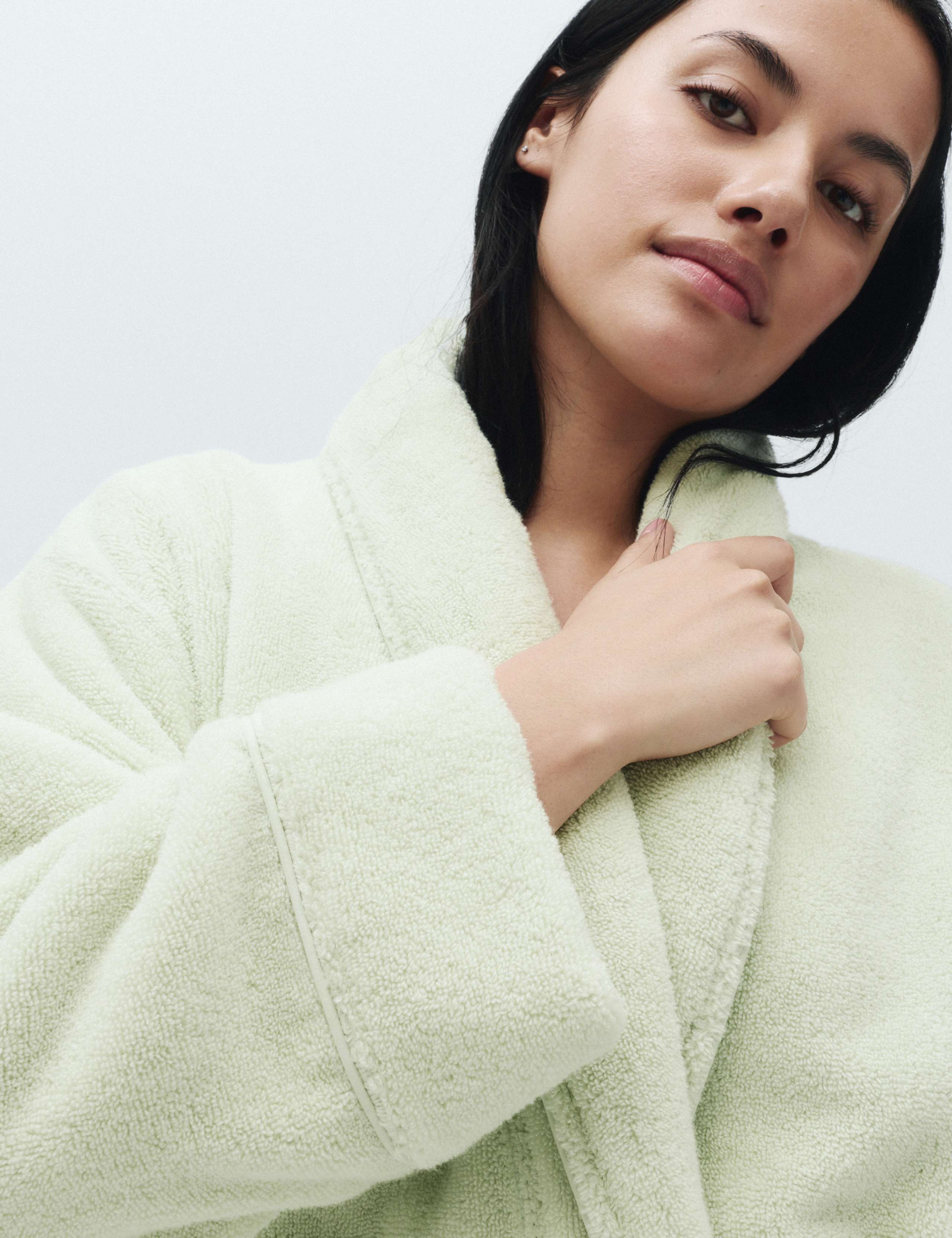 Pure Cotton Towelling Dressing Gown 5 of 6