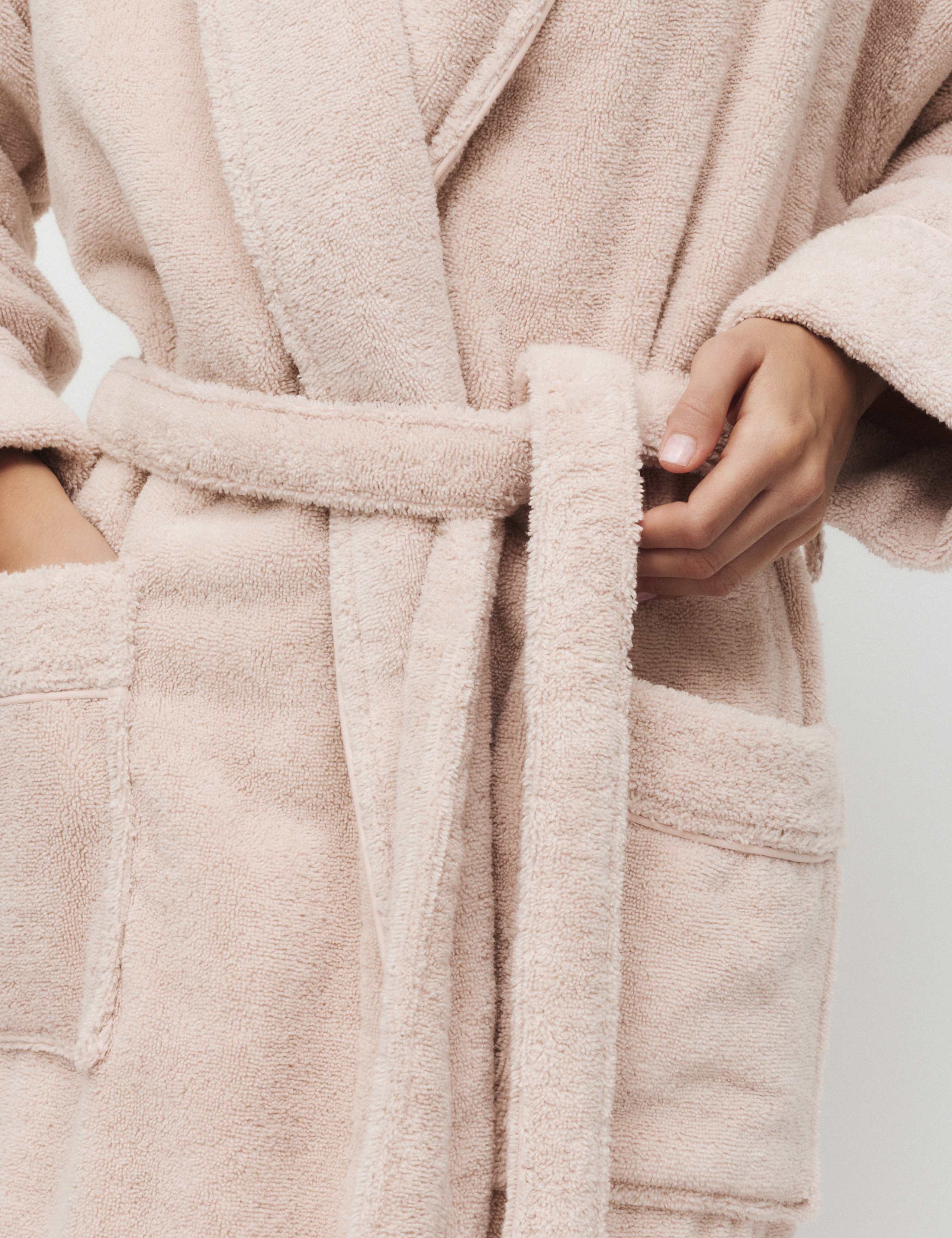 Pure Cotton Towelling Dressing Gown 3 of 5