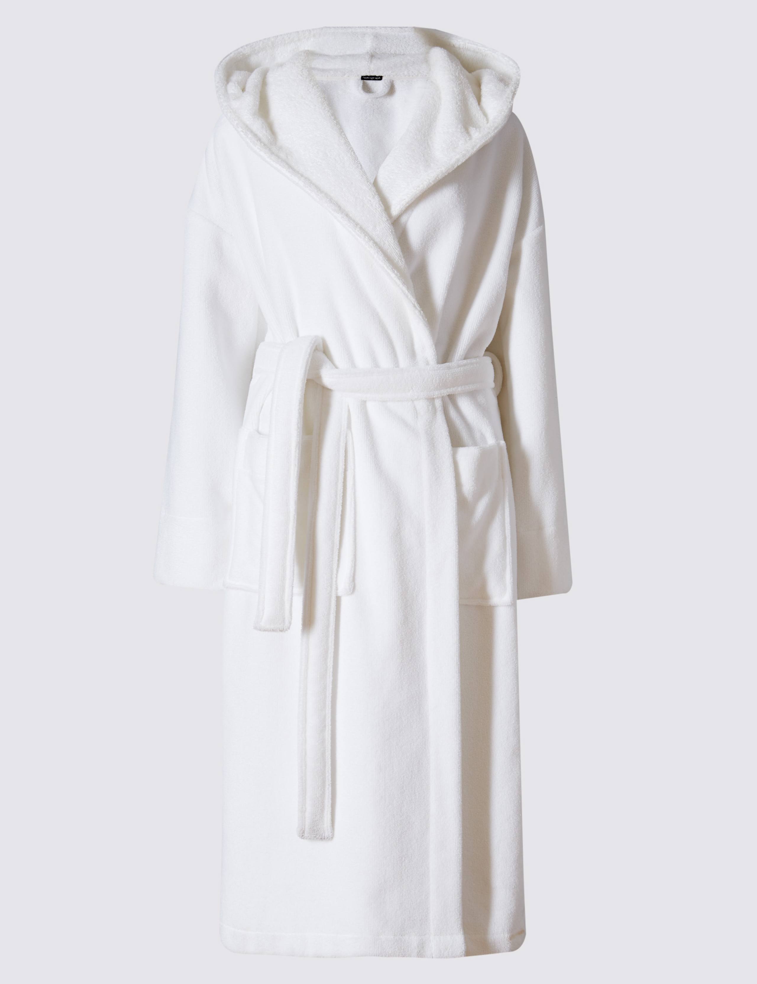 Luxury Hooded Shimmer Dressing Gown 1 of 2