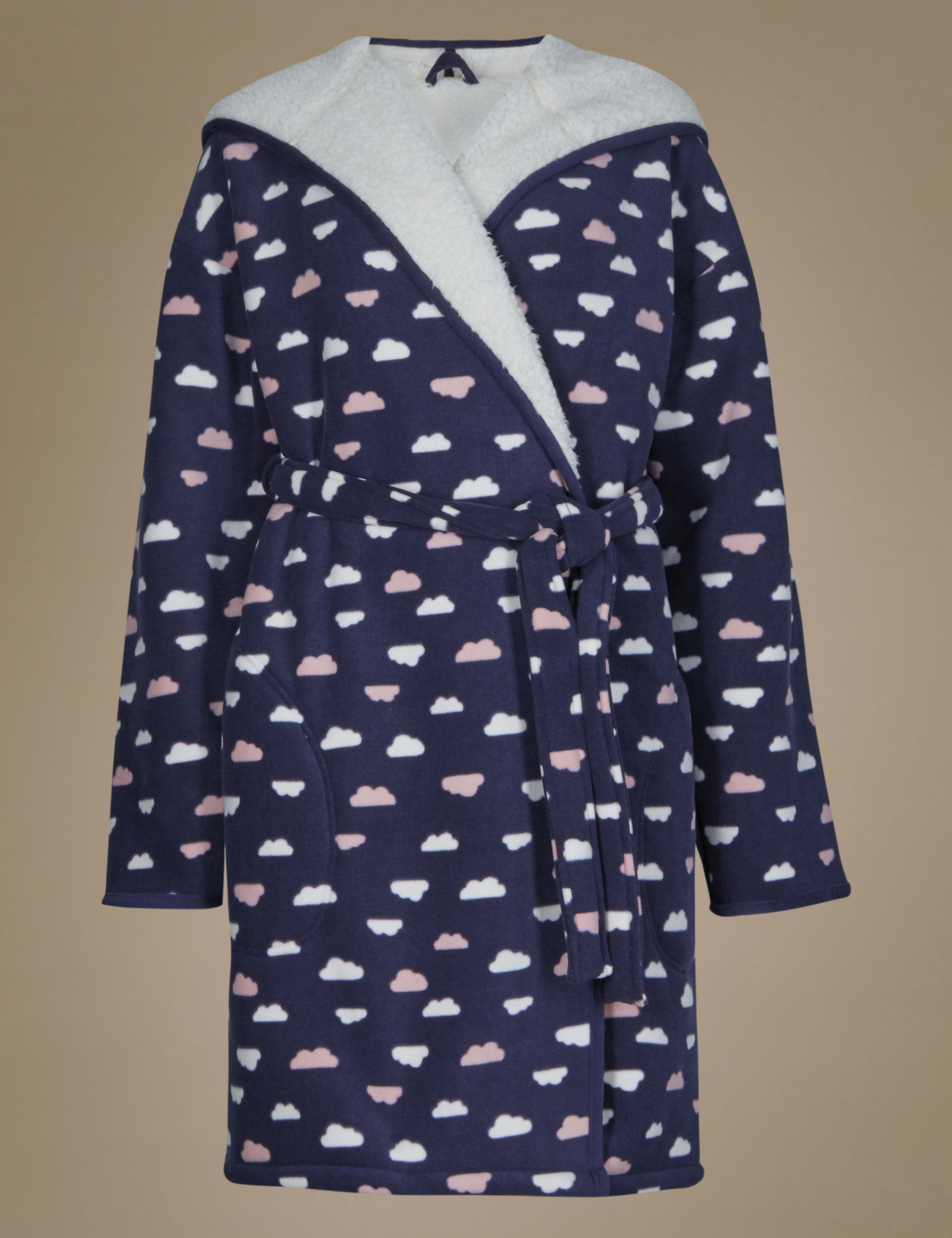 Bonded Cloud Print Dressing Gown 2 of 7