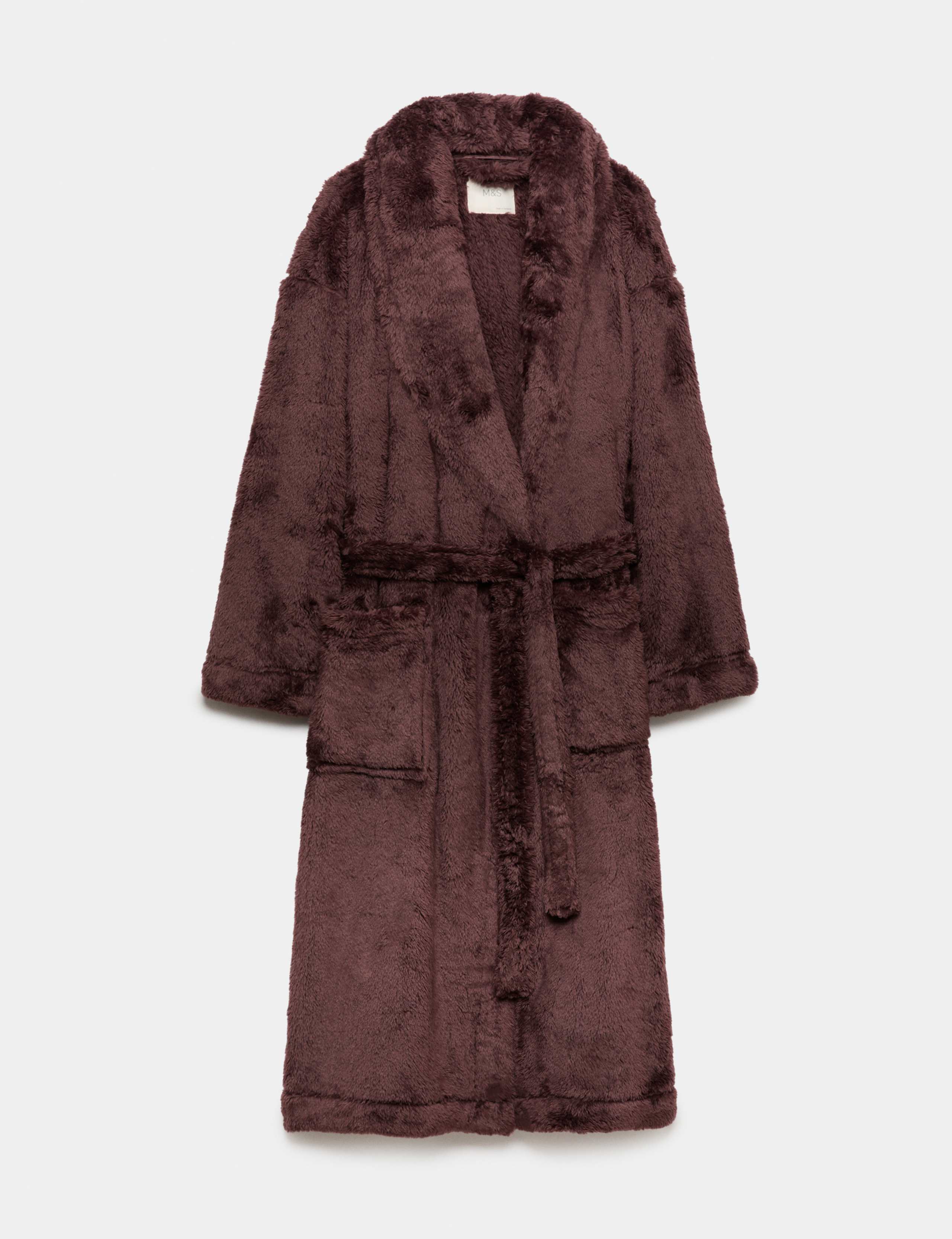 Long Pile Non-Hooded Dressing Gown 2 of 5
