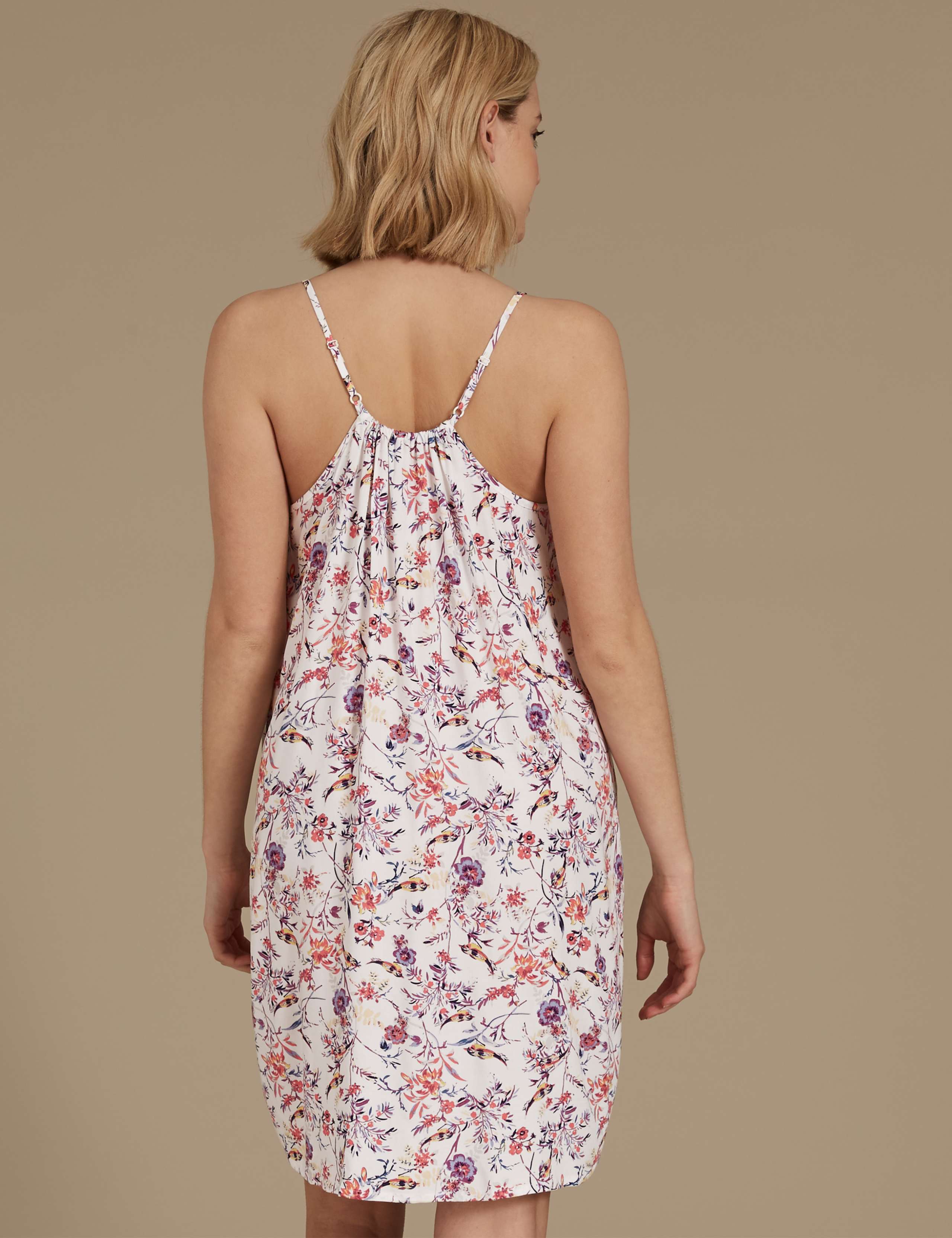 Printed Strappy Chemise 3 of 4
