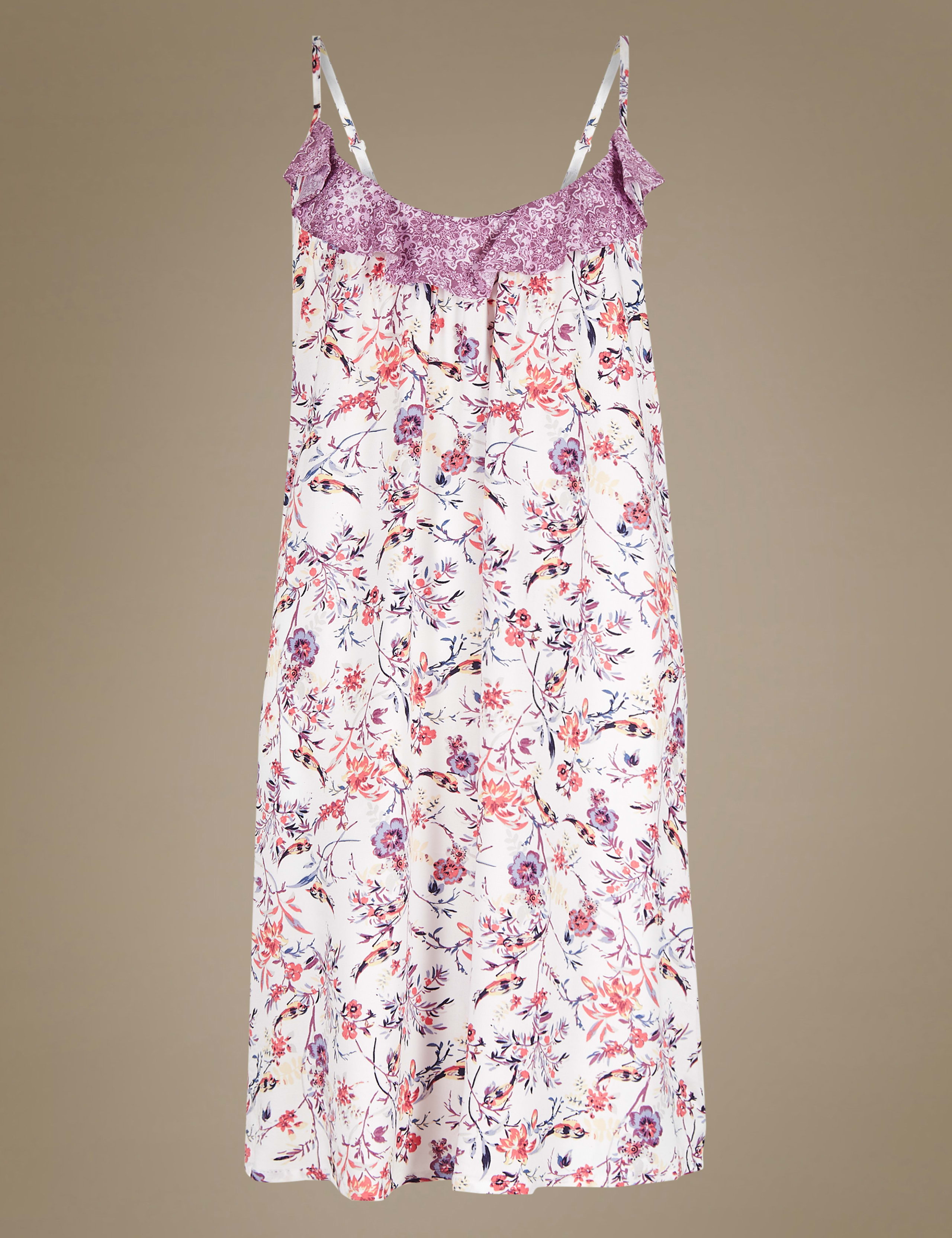 Printed Strappy Chemise 2 of 4
