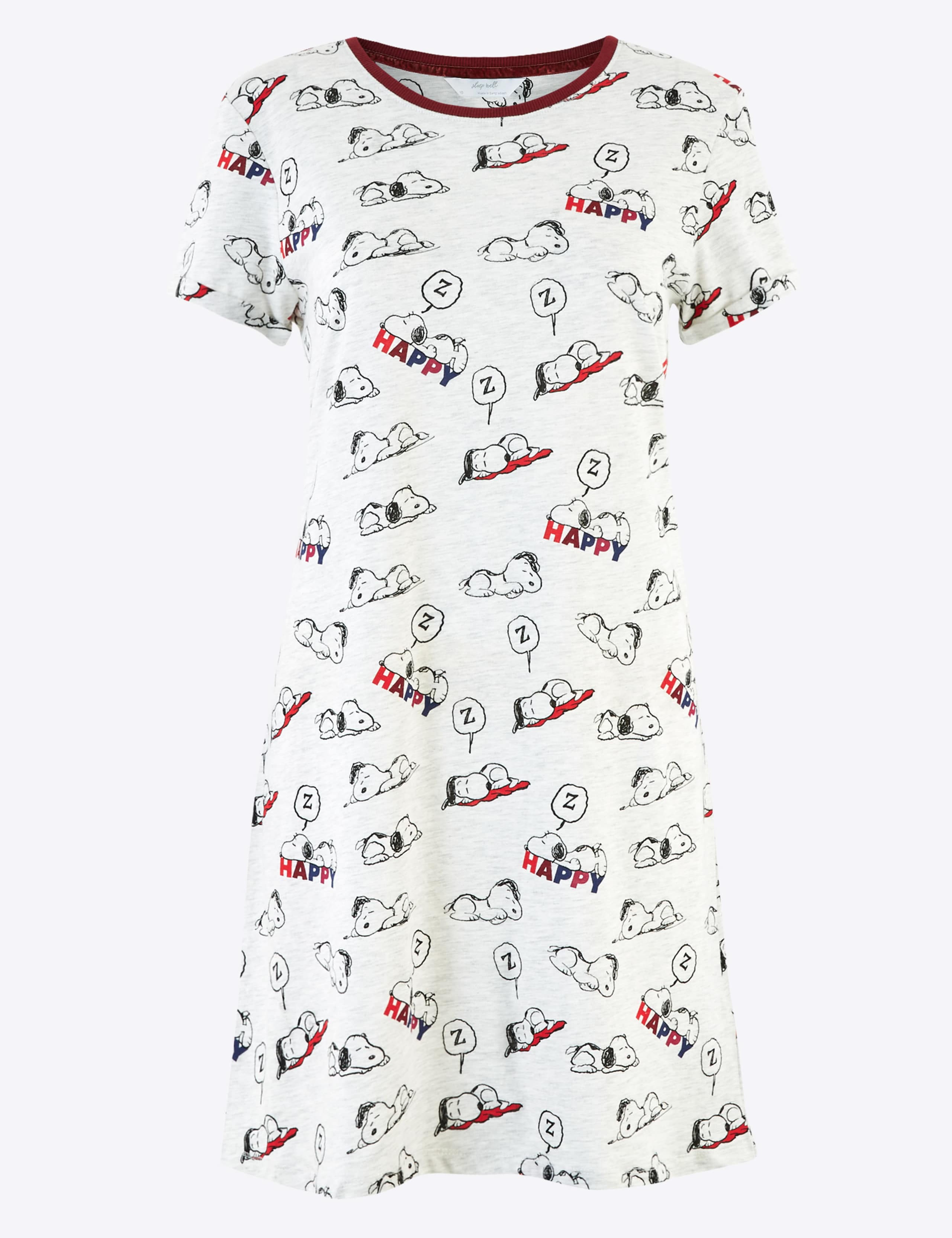 Cotton Snoopy™ Print Short Nightdress 2 of 4